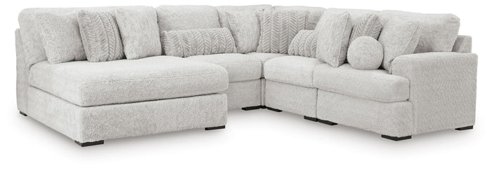 Cuddle Plush 5-Piece Sectional with Chaise