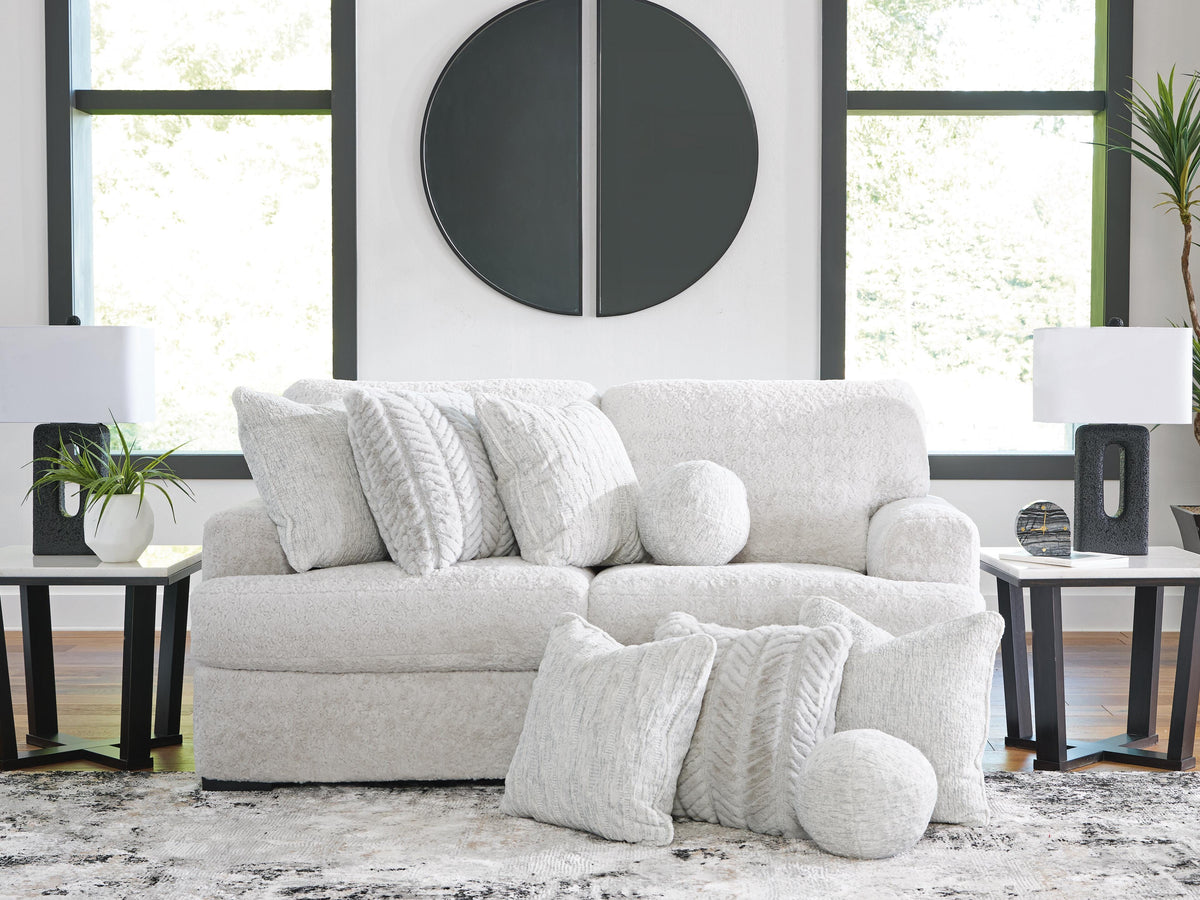 Dar Furniture - Ashley Furniture - Cuddle Plush 2-Piece Sectional - RAF 2-Piece Sectional / Arctic - PC59106S9