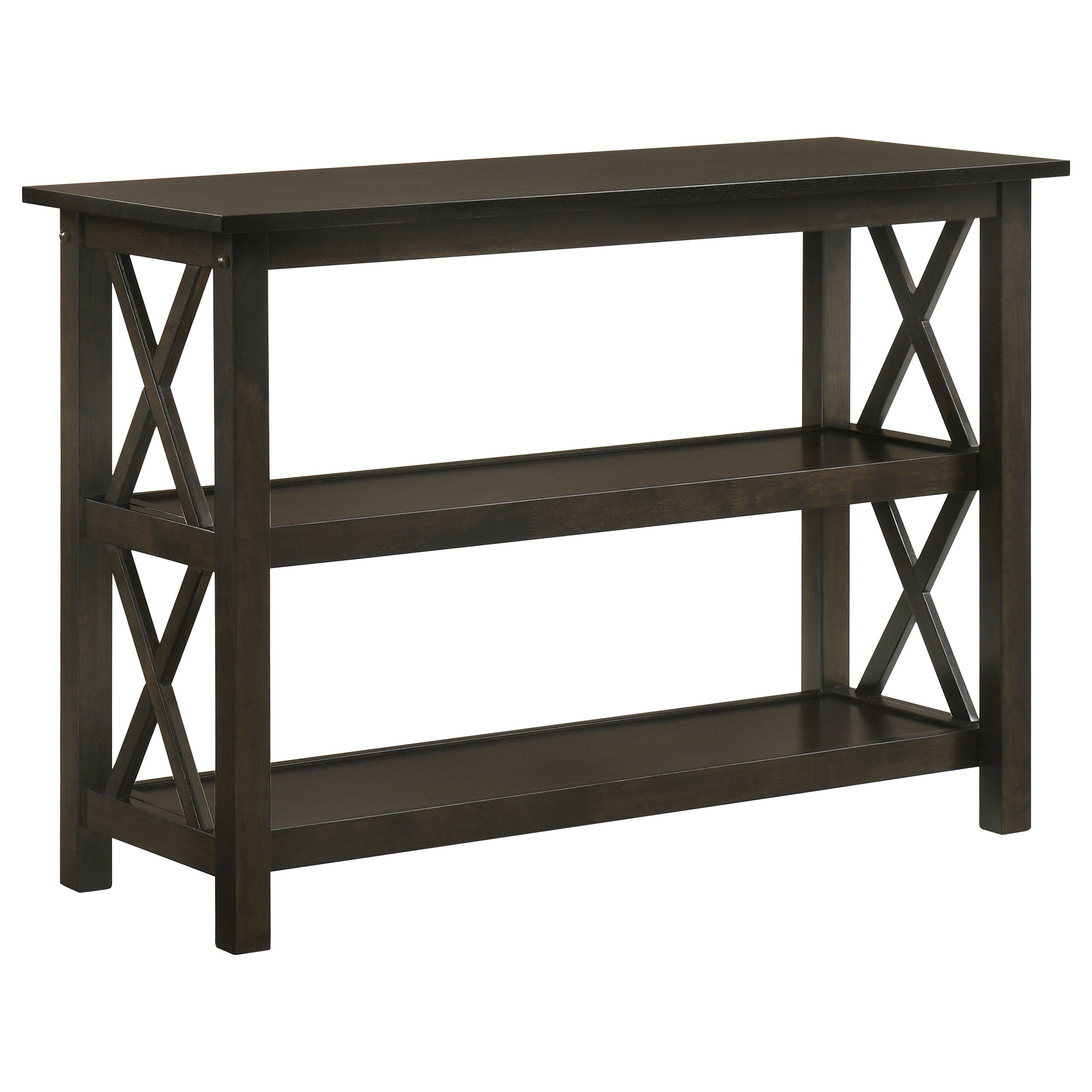 Dar Furniture - Coaster - Rachelle 2-shelf Wood Entryway Console Table Deep Merlot - 5910