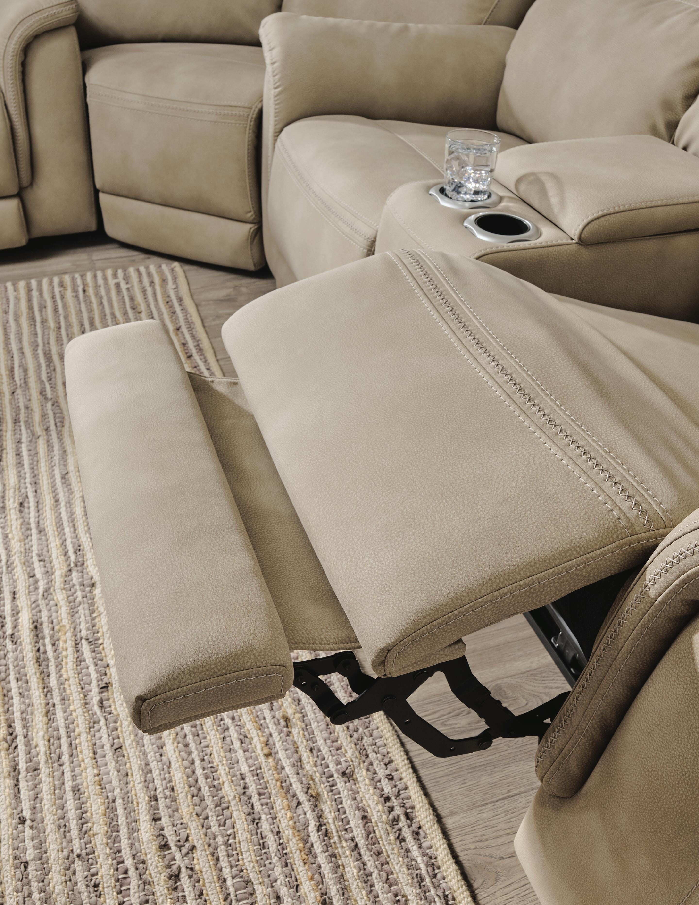 Next-Gen Durapella Power Reclining Loveseat with Console