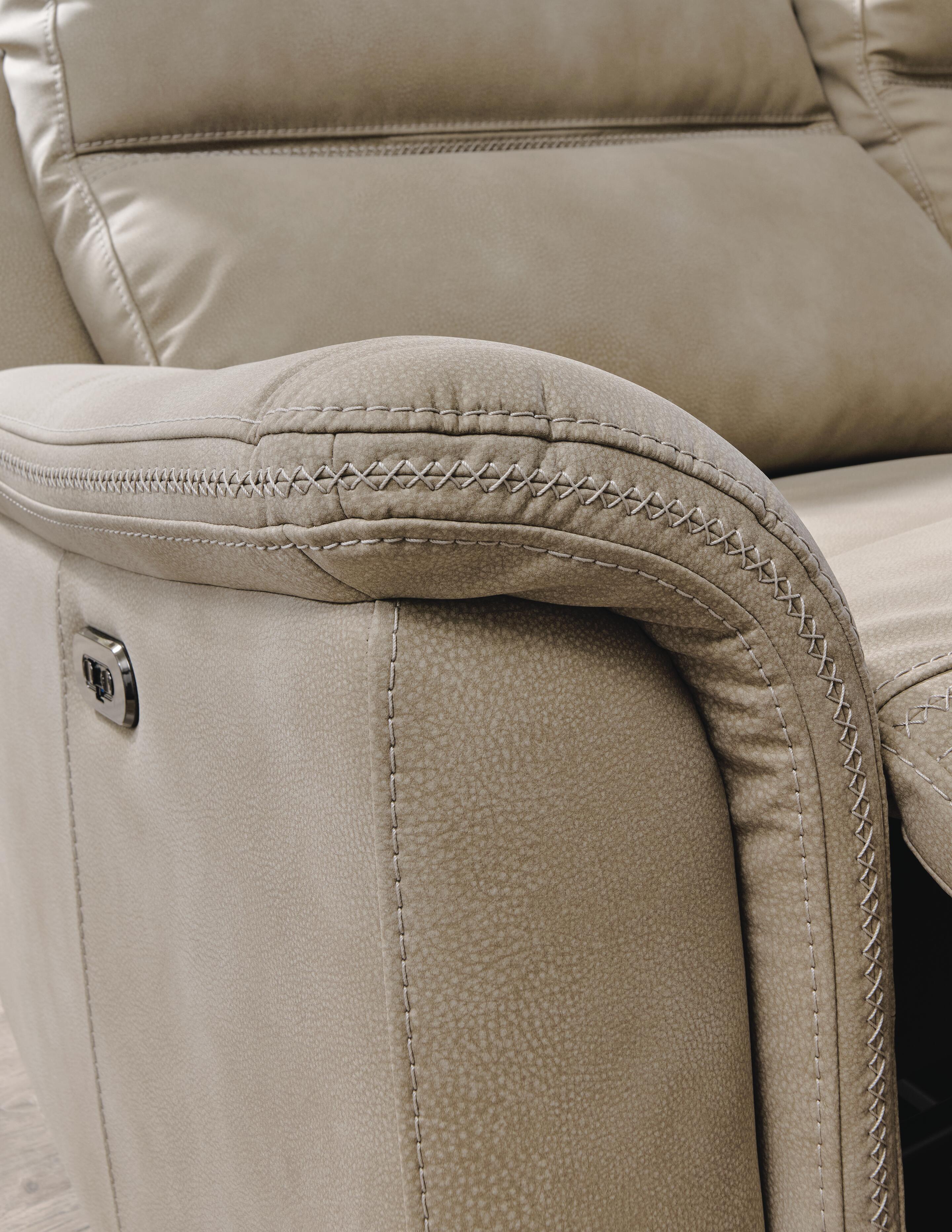 Next-Gen Durapella Power Reclining Loveseat with Console