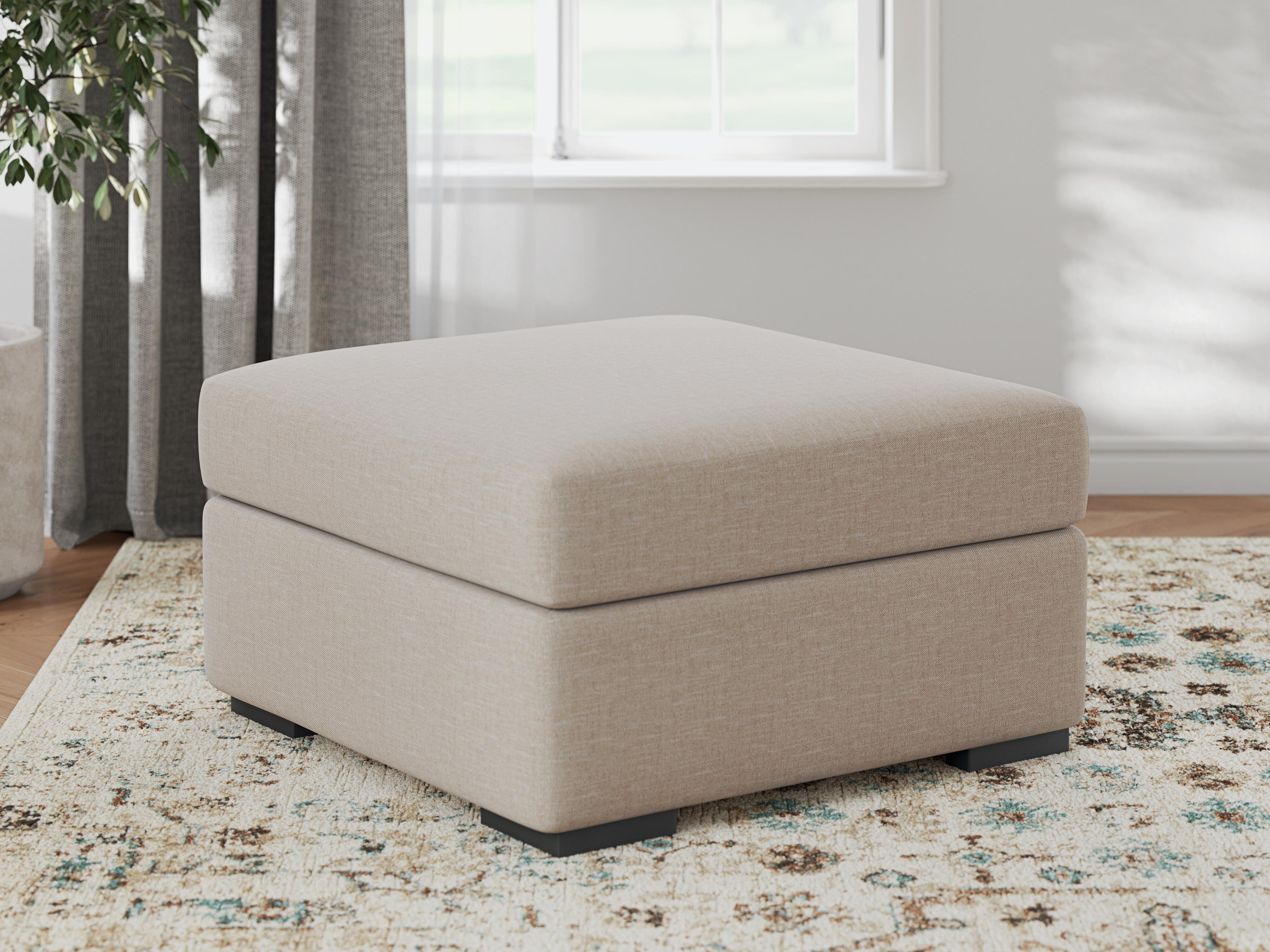 Dar Furniture - Ashley Furniture - LadyMae Oversized Accent Ottoman - Oversized Accent Ottoman / Twill - 5940408