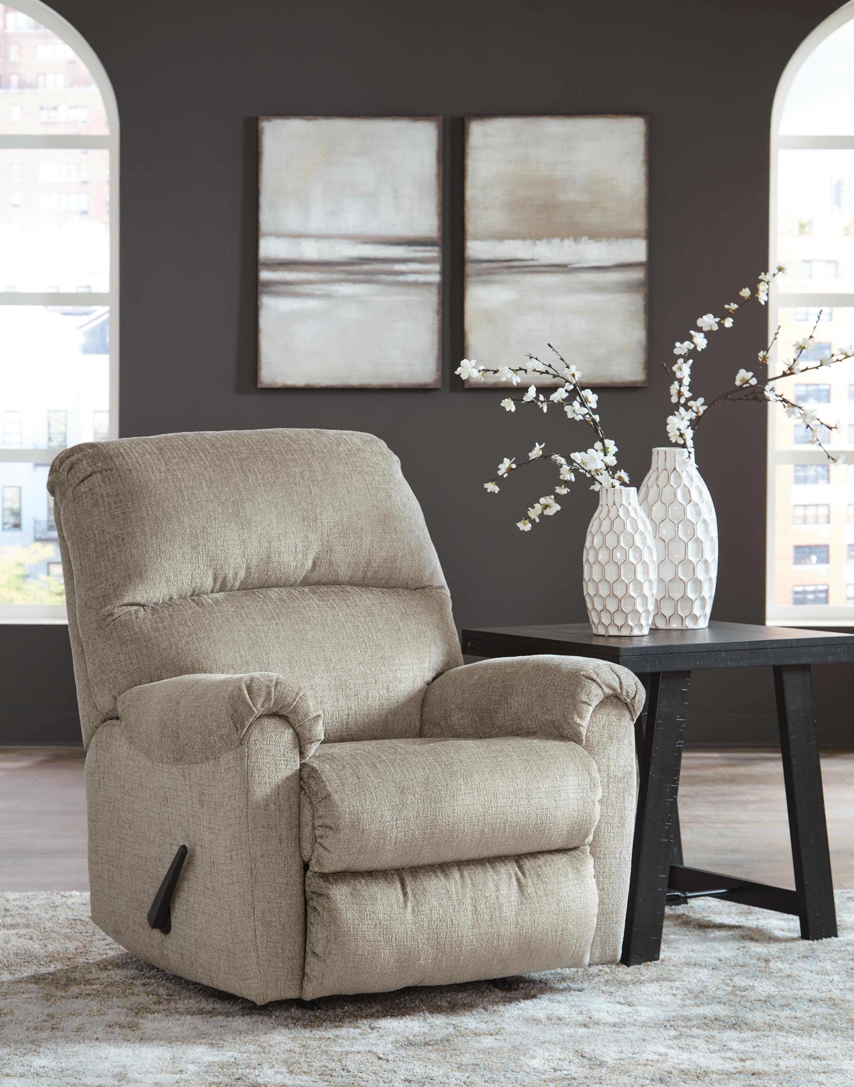 Dar Furniture - Ashley Furniture - Stonemeade Recliner - Rocker Recliner / Taupe - 5950425