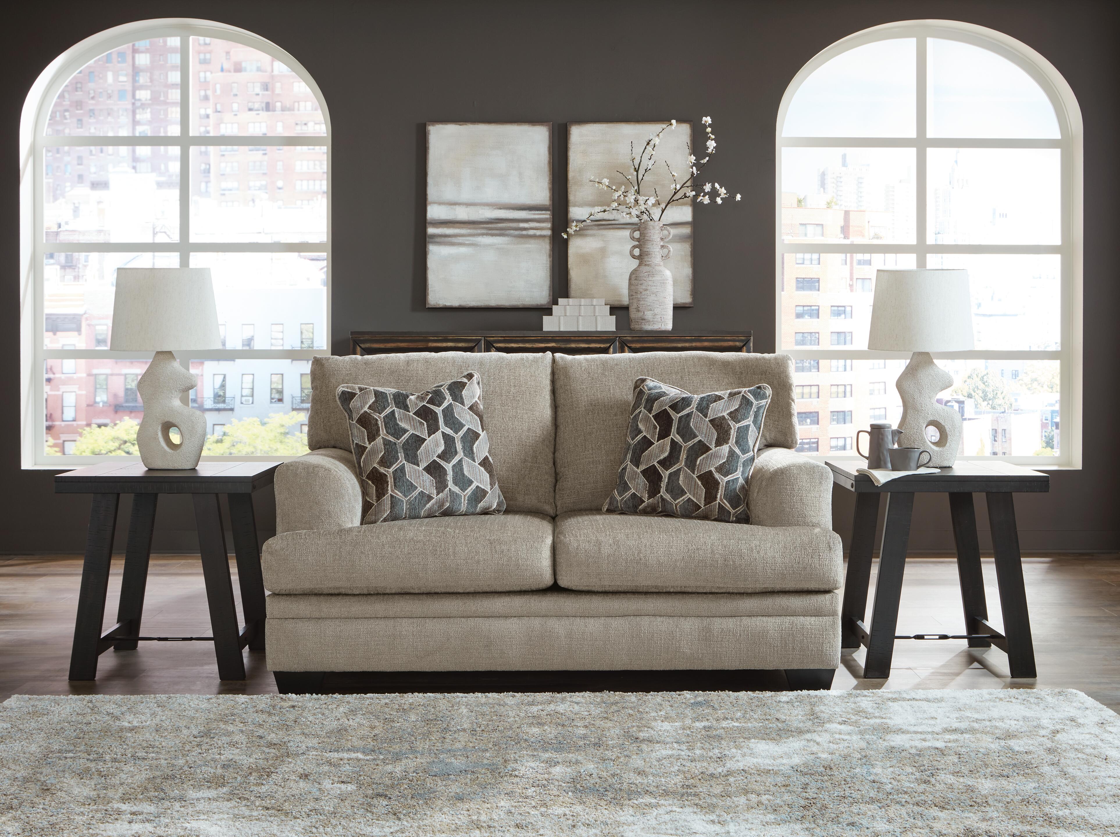 Dar Furniture - Ashley Furniture - Stonemeade Loveseat - Loveseat / Taupe - 5950435