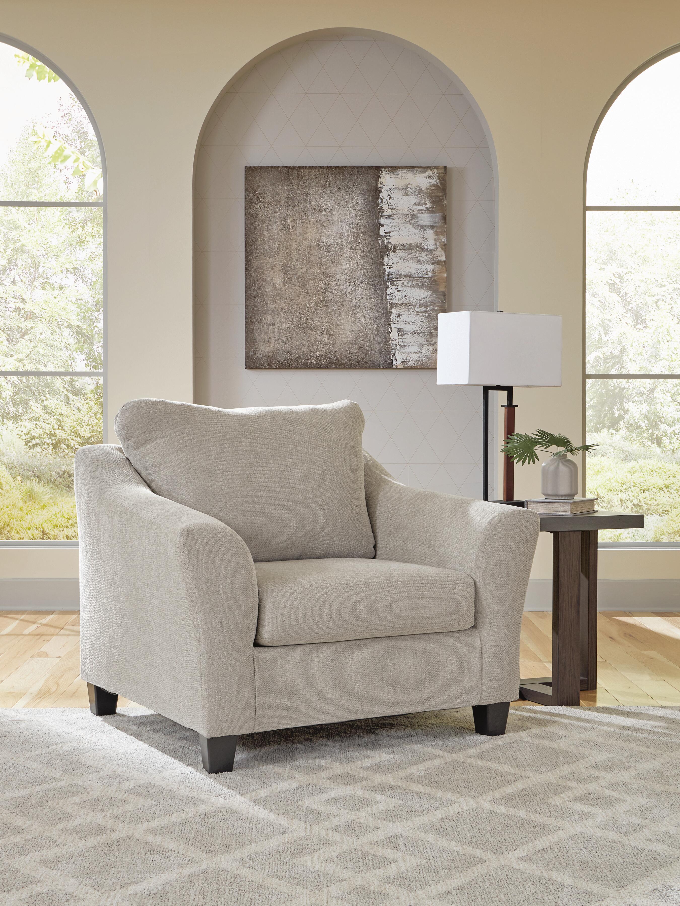Dar Furniture - Ashley Furniture - Willarae Oversized Chair - Chair and a Half / Taupe - 5980323