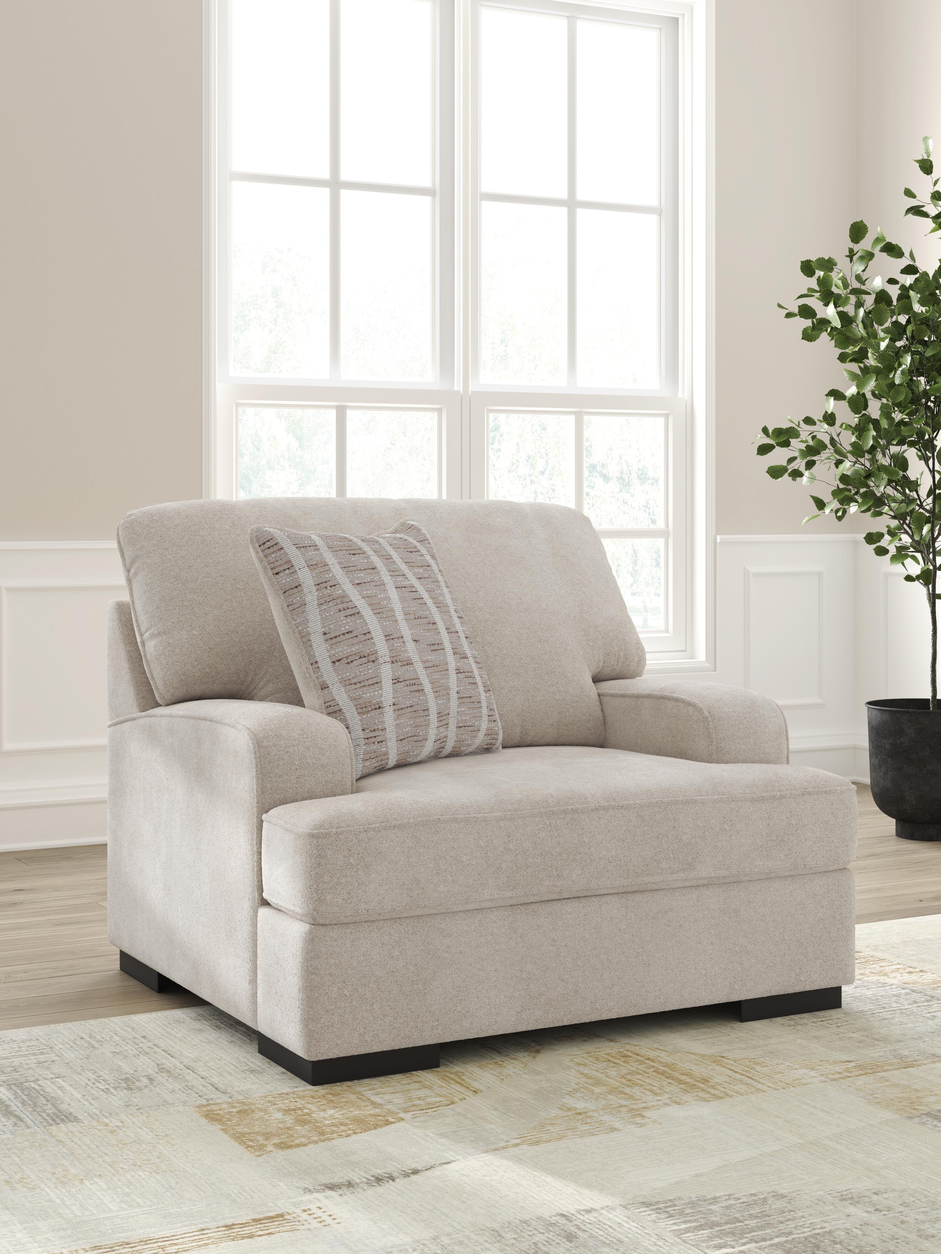 Dar Furniture - Ashley Furniture - High Profile Oversized Chair - Chair and a Half / Taupe - 5990223