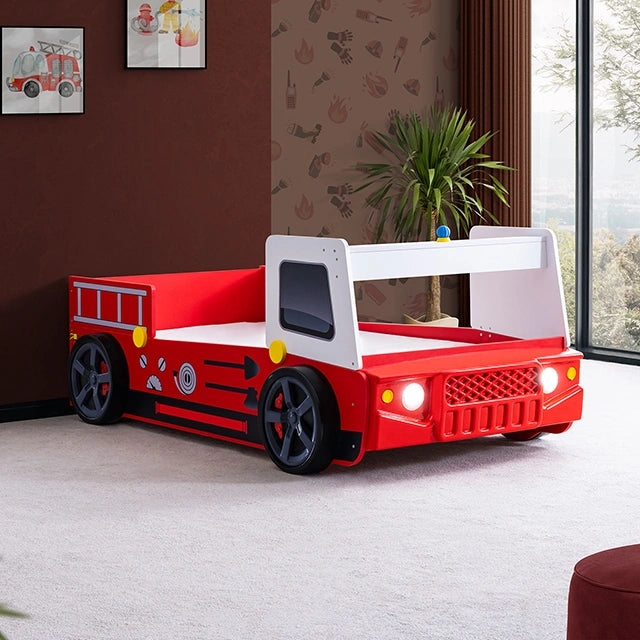 FIERSTALL Twin Bed, Red