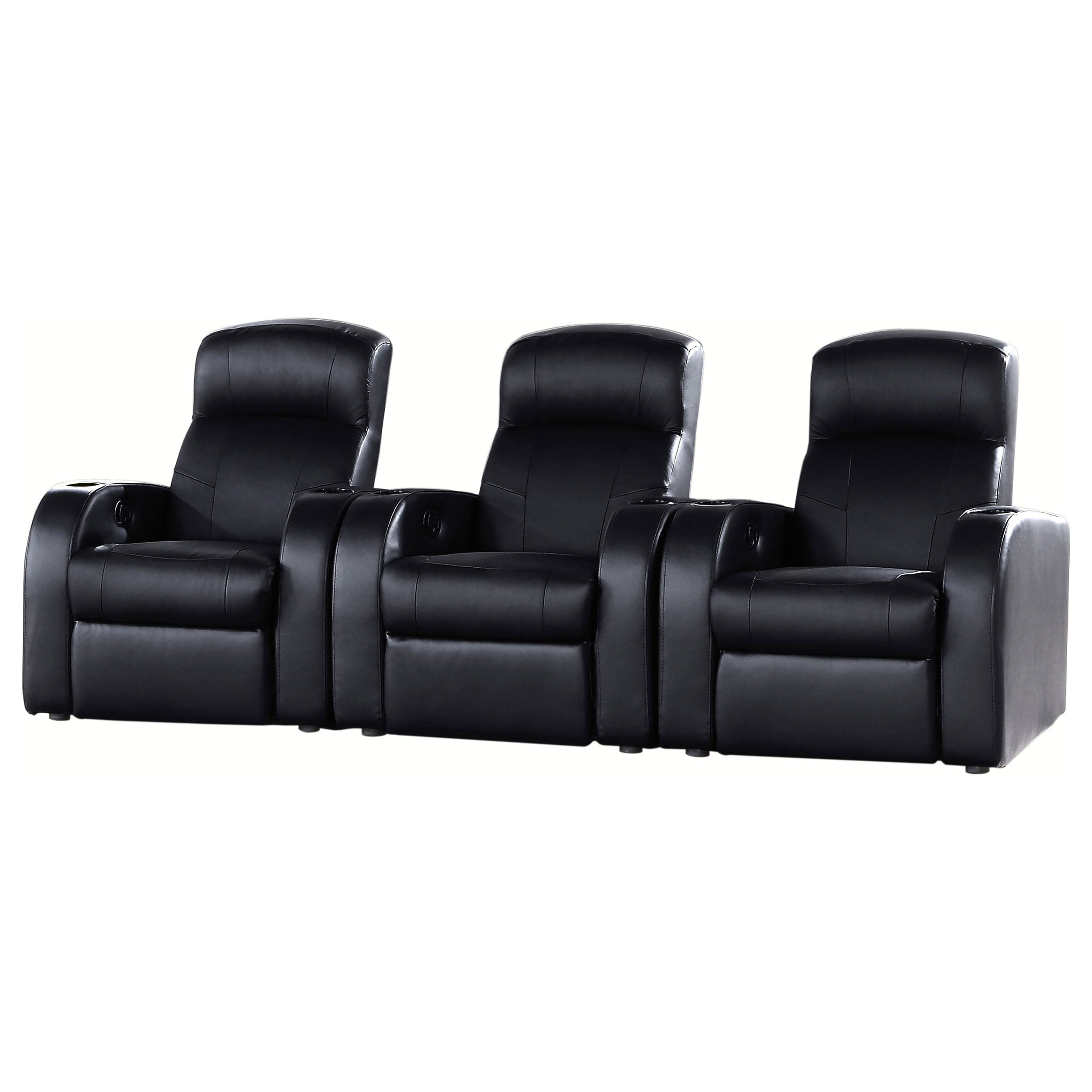 Dar Furniture - Coaster - Cyrus 3-piece Upholstered Home Theater Seating - 600001-S3B
