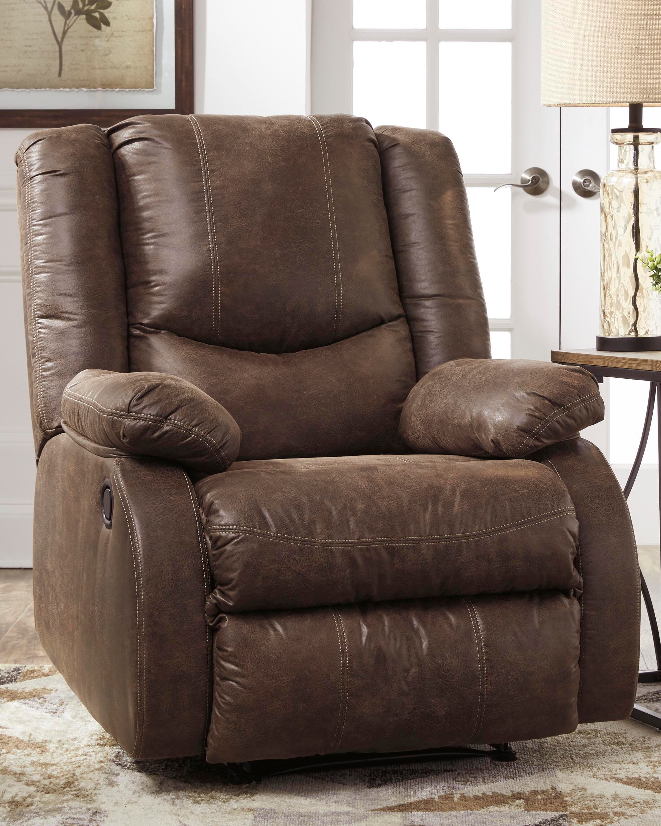 Dar Furniture - Ashley Furniture - Bladewood Recliner - Zero Wall Recliner / Coffee - 6030529