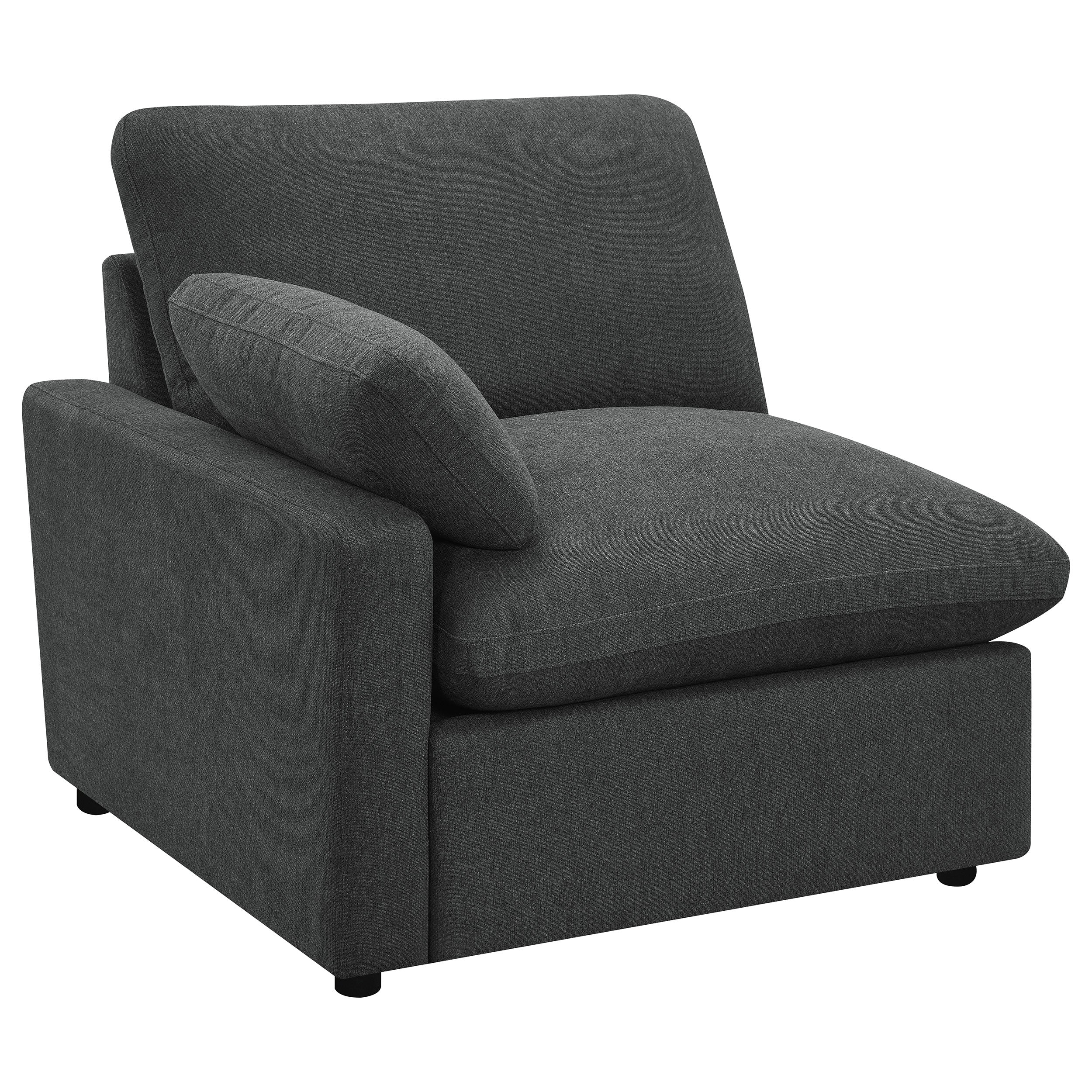 Dar Furniture - Coaster - Collins Modular LAF Power Recliner Dark Grey - 609530LRP
