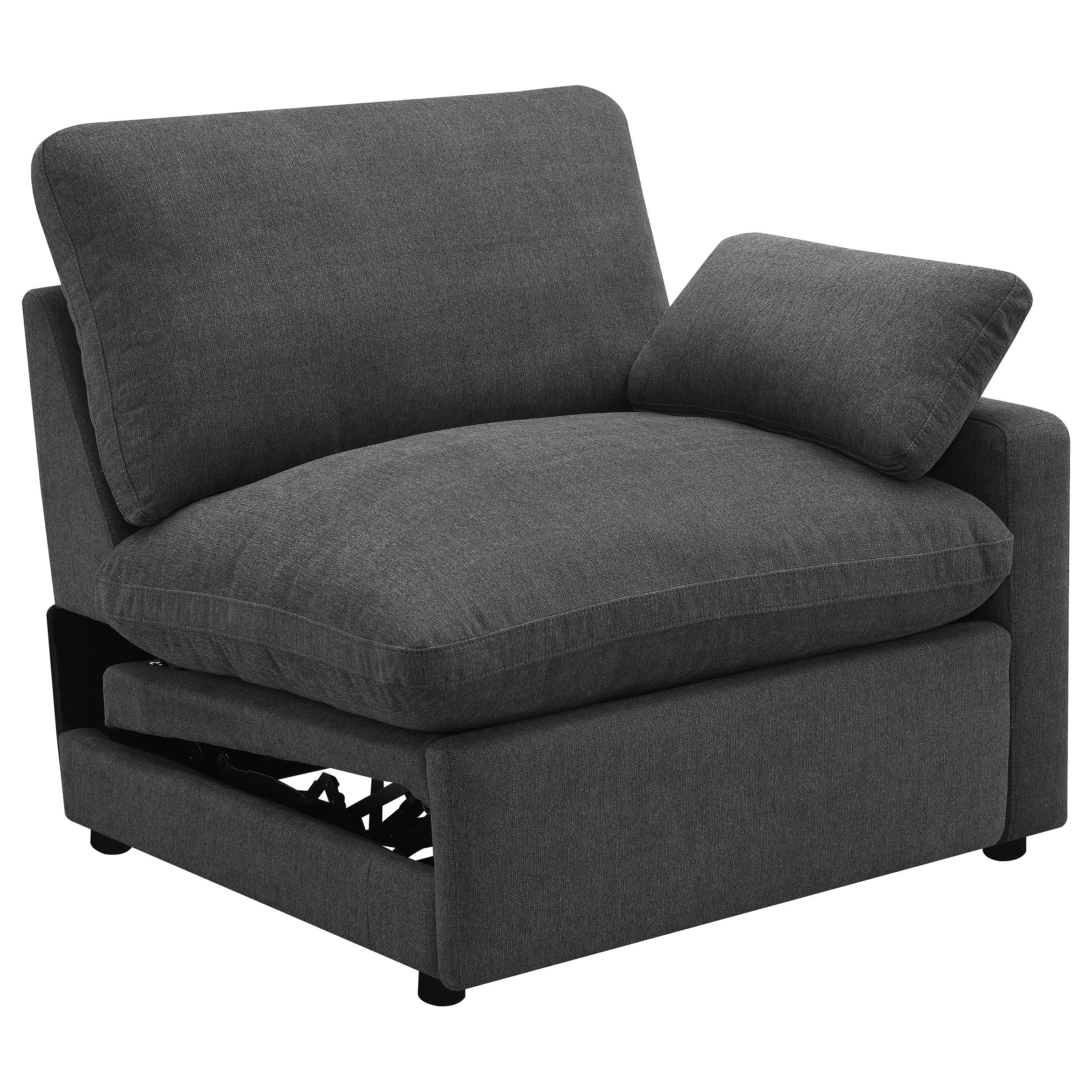 Dar Furniture - Coaster - Collins Modular RAF Power Recliner Dark Grey - 609530RRP