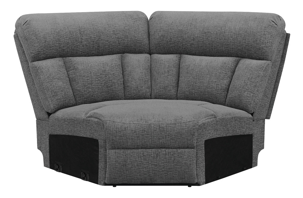 Dar Furniture - Coaster - Bahrain Upholstered Wedge Charcoal - 609540WDG