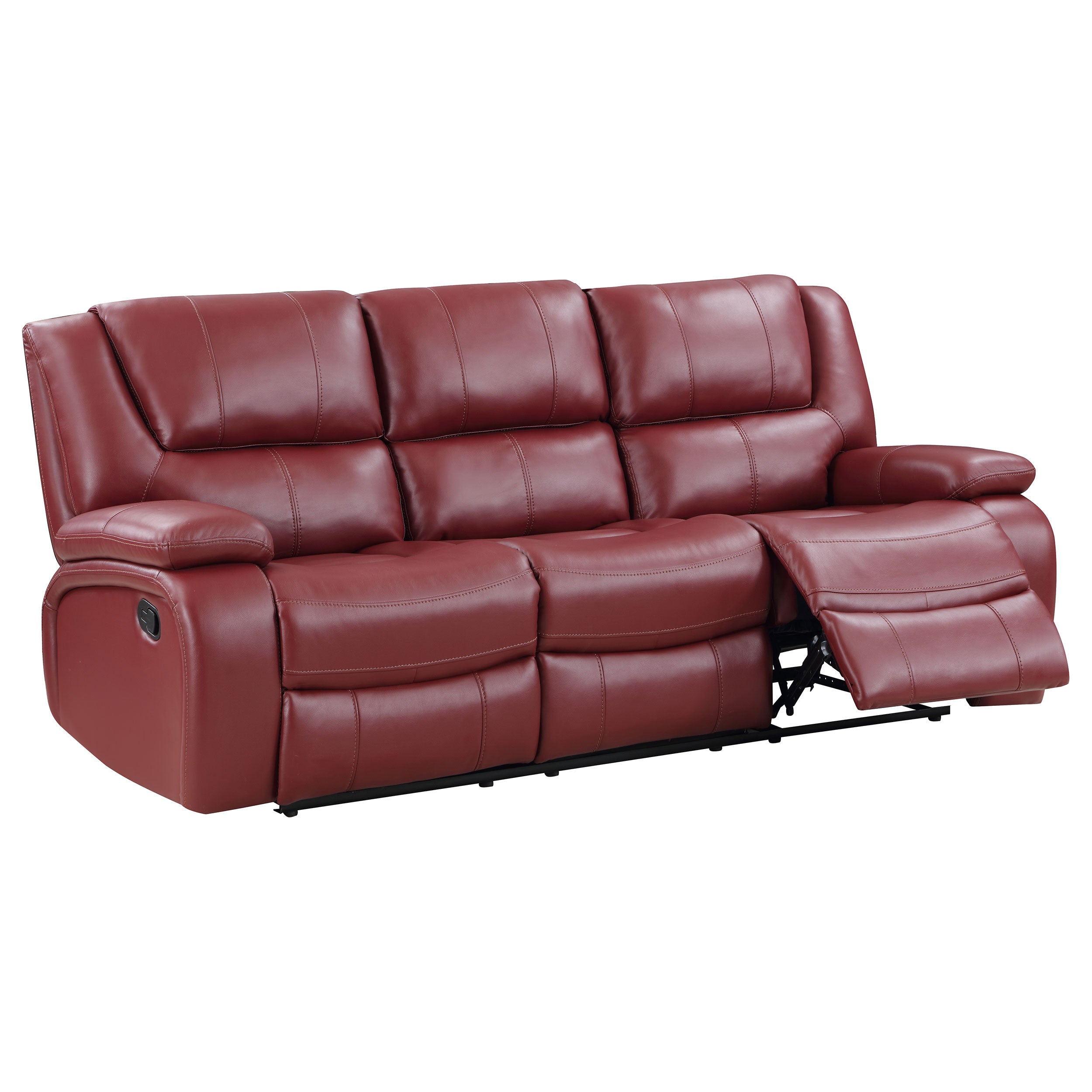 Dar Furniture - Coaster - Camila Upholstered Motion Reclining Sofa Red - 610241