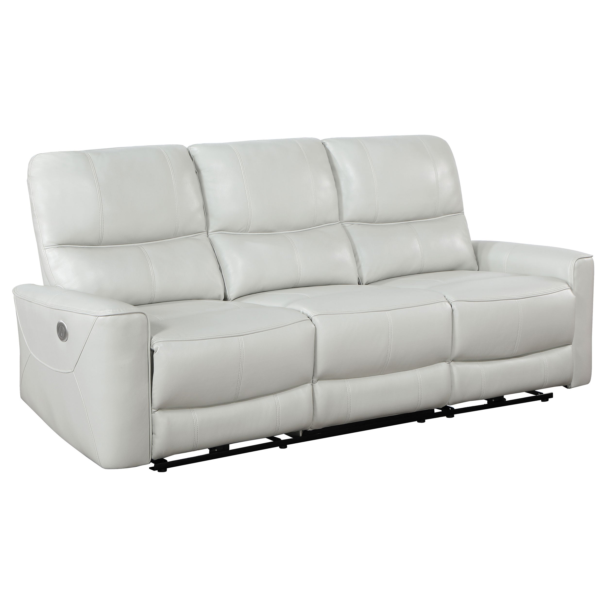 Dar Furniture - Coaster - Greenfield Upholstered Power Reclining Sofa Dove Grey - 610261P