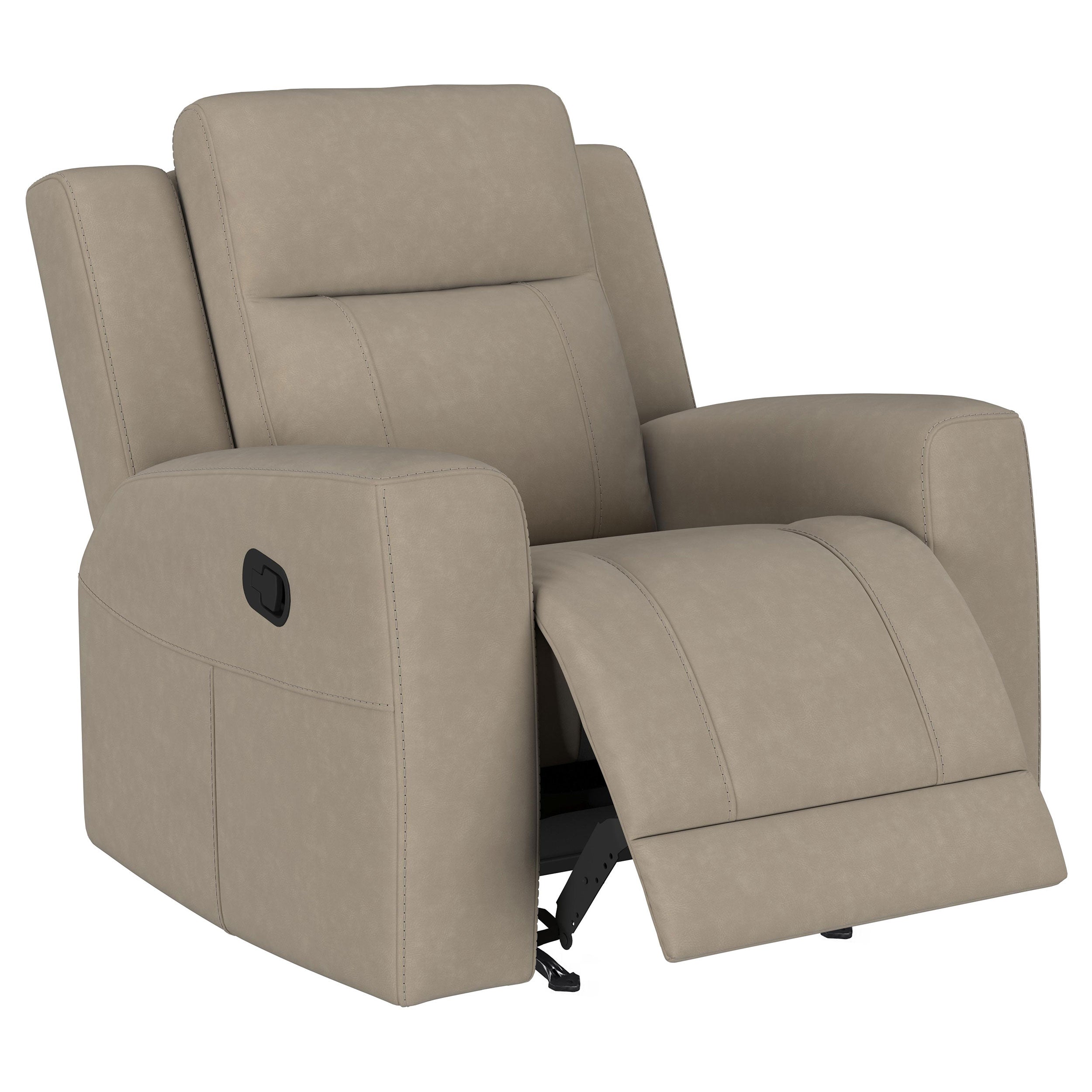 Dar Furniture - Coaster - Brentwood Upholstered Recliner Chair Taupe - 610283