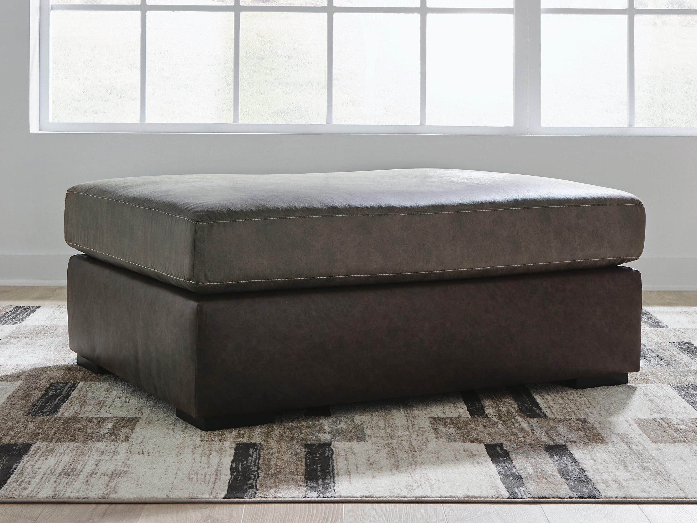 Dar Furniture - Ashley Furniture - Castille Way Oversized Accent Ottoman - Oversized Accent Ottoman / Fossil - PC6270308