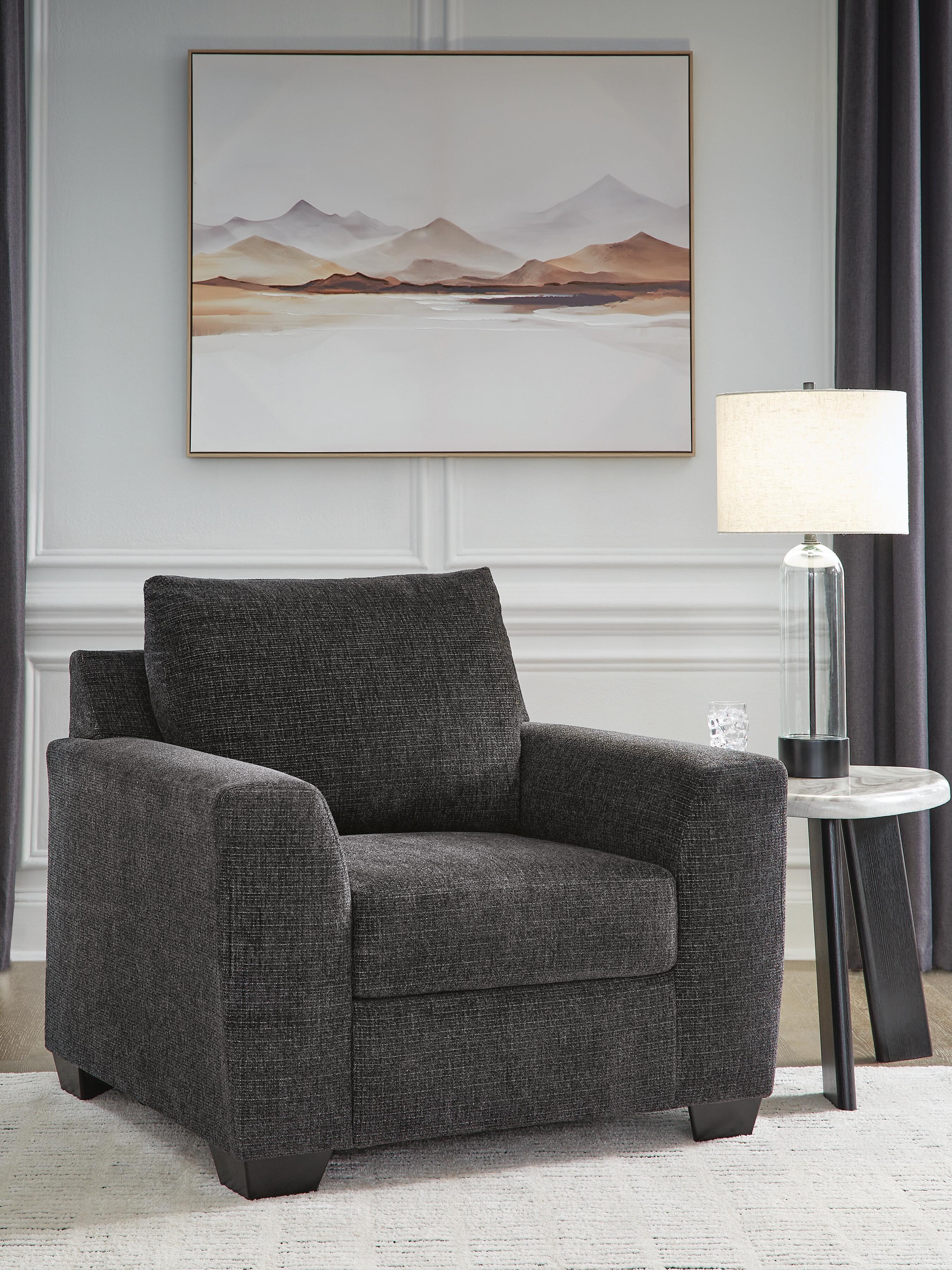 Dar Furniture - Ashley Furniture - Loreo Chair - Chair / Ebony - 6310120
