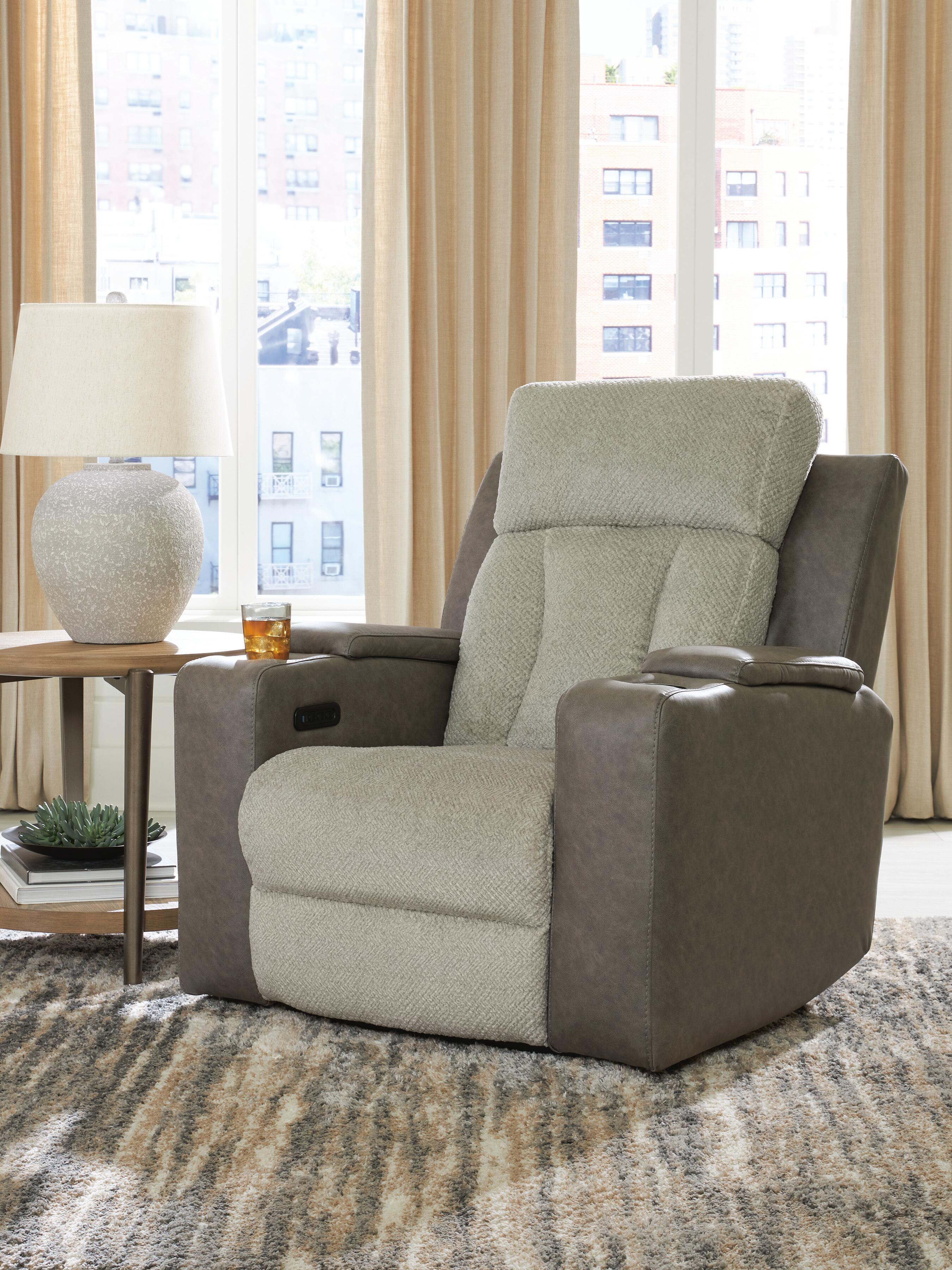 Dar Furniture - Ashley Furniture - Branthorpe Power Recliner - PWR Recliner/ADJ Headrest / Sisal - PC6320413