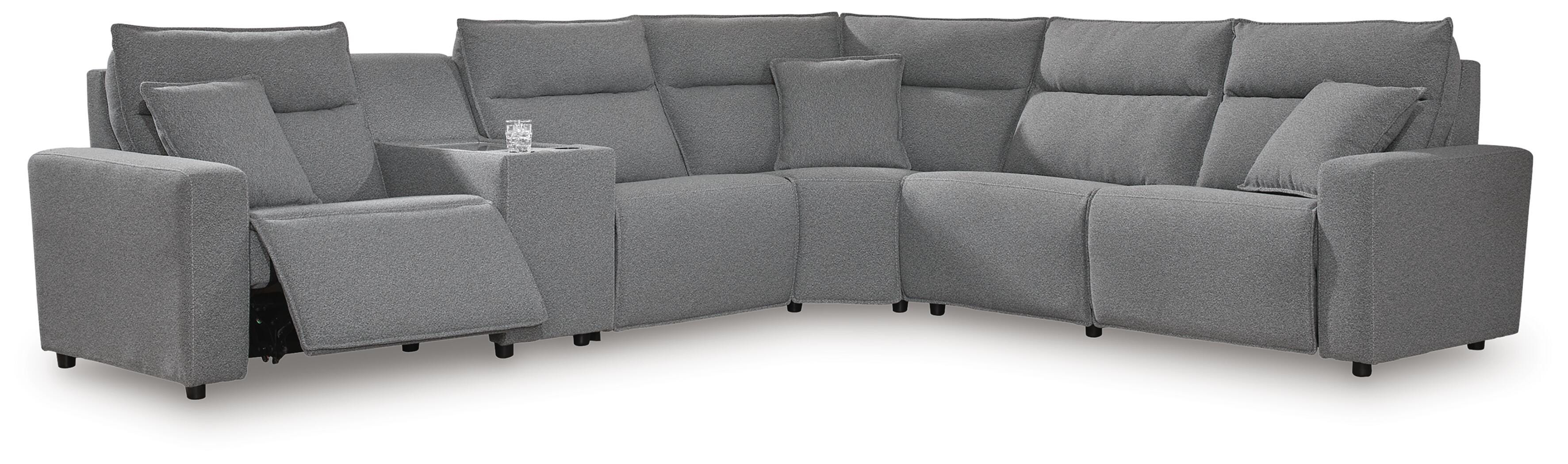 Modmax II 6-Piece Power Reclining Sectional with Console
