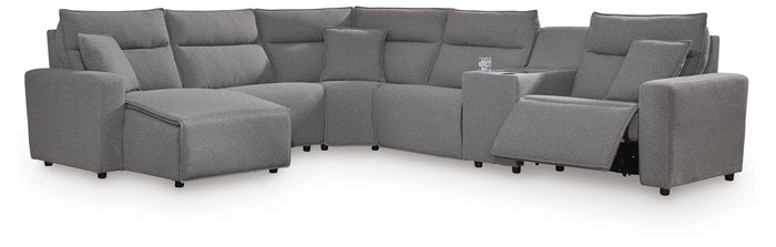 Modmax II 6-Piece Power Reclining Sectional with Chaise and Console