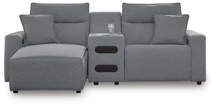Modmax II 3-Piece Power Reclining Sectional with Chaise and Audio Console