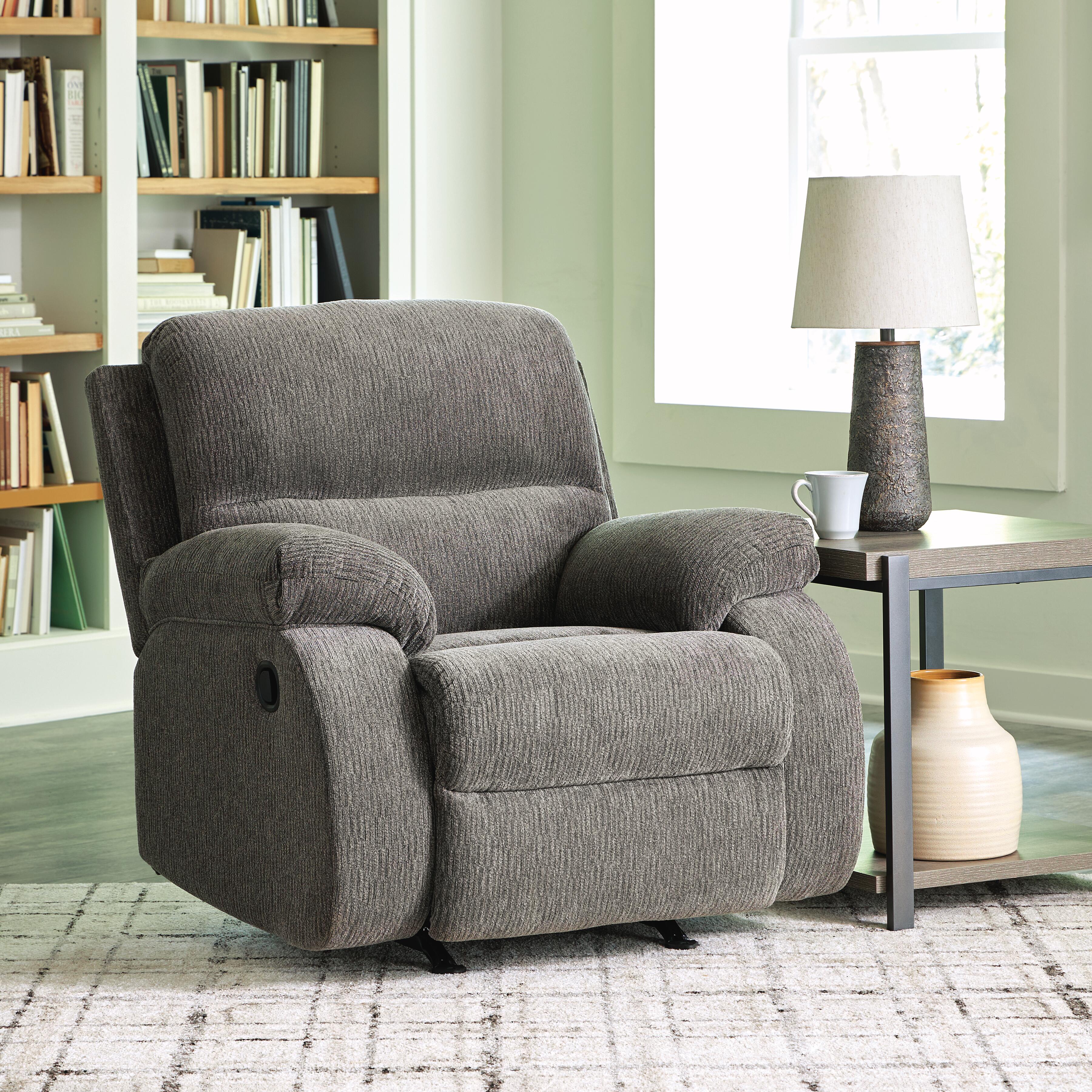 Dar Furniture - Ashley Furniture - Scranto Recliner - Rocker Recliner / Brindle - 6650225