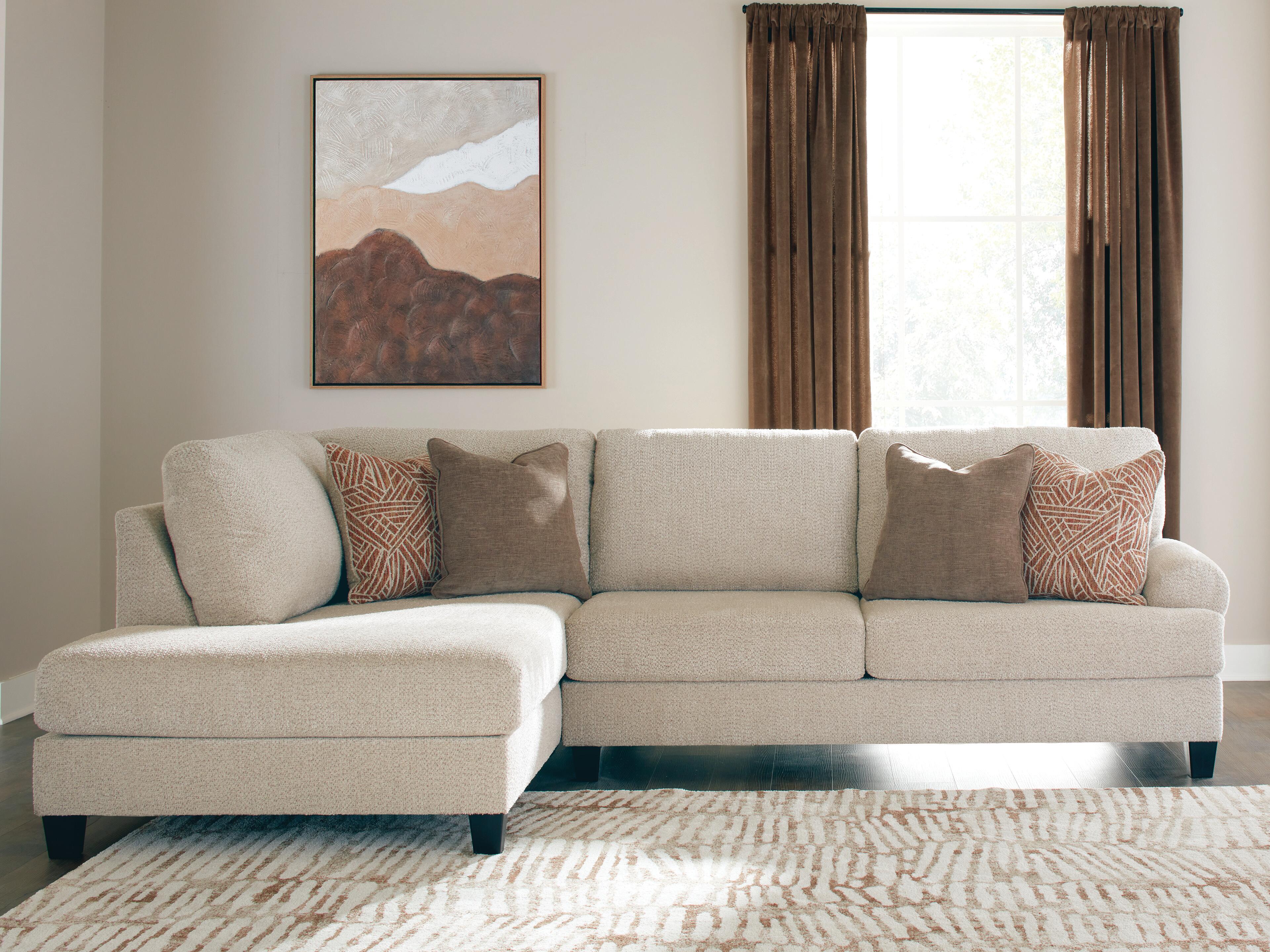 Dar Furniture - Ashley Furniture - Steelwater Retreat 2-Piece Sectional with Chaise - RAF 2-Piece Sectional with Chaise / Latte - 66704S1