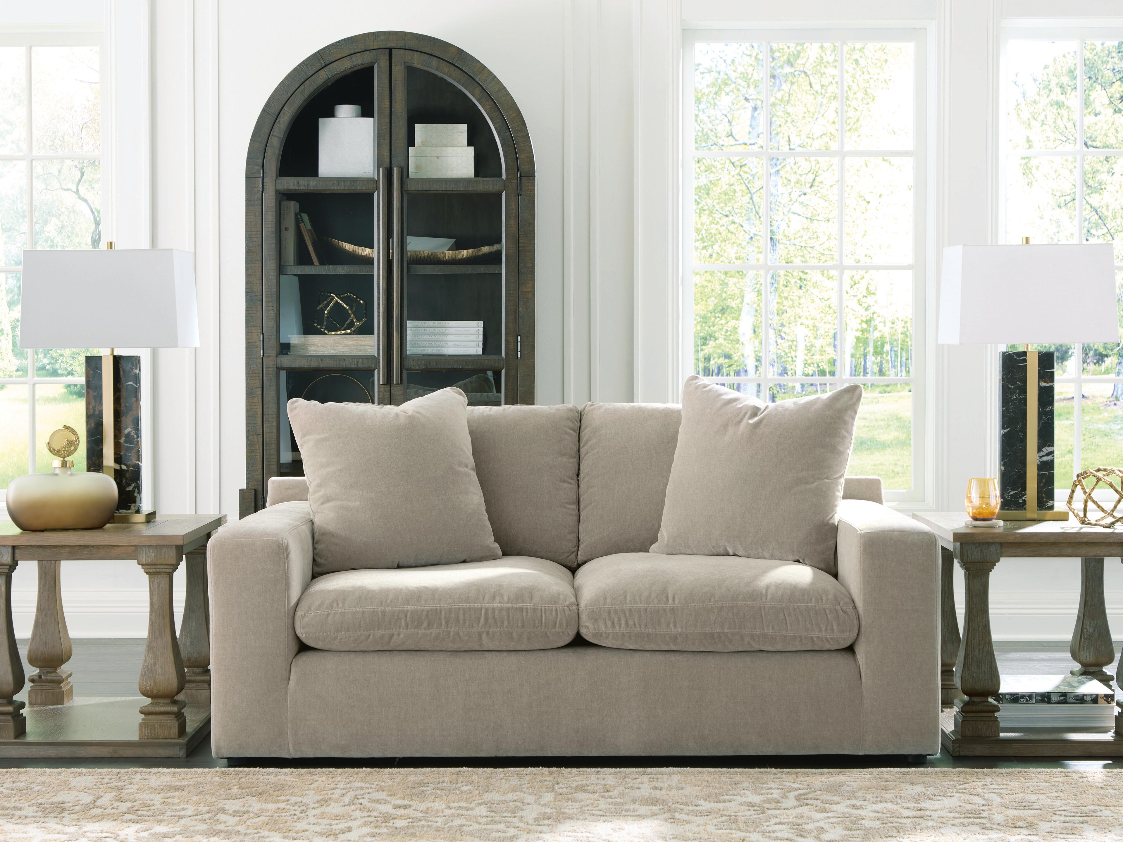 Dar Furniture - Ashley Furniture - Maxton Heights Loveseat - Loveseat / Pebble - 6780835