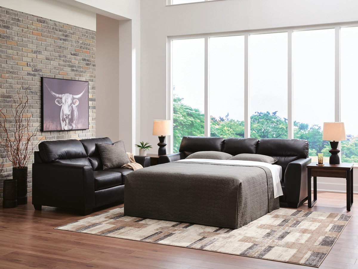 Dar Furniture - Ashley Furniture - Glennbre Queen Sofa Sleeper - Queen Sofa Sleeper / Midnight - PC6980439