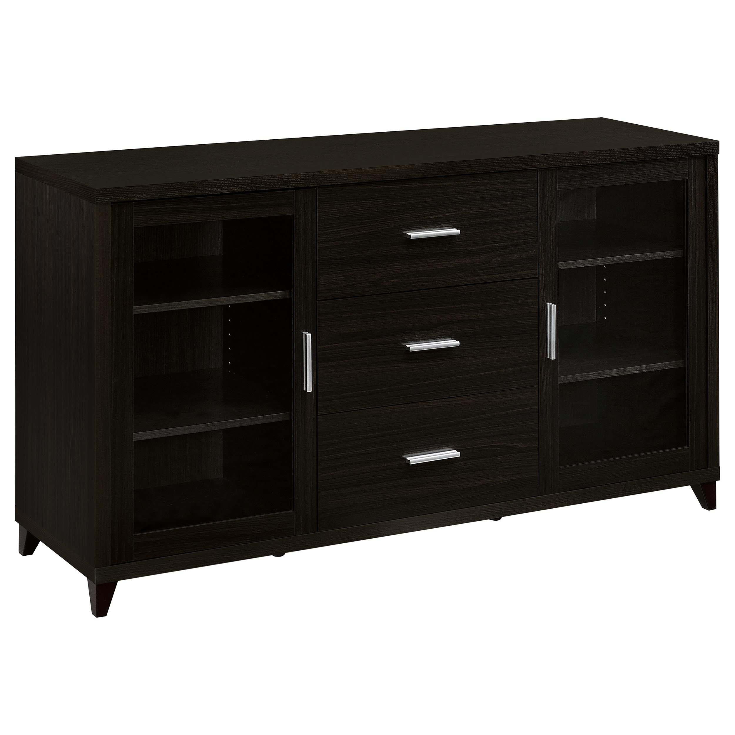 Dar Furniture - Coaster - Lewes 2-door Engineered Wood 60-inch TV Stand Cappuccino - 700881
