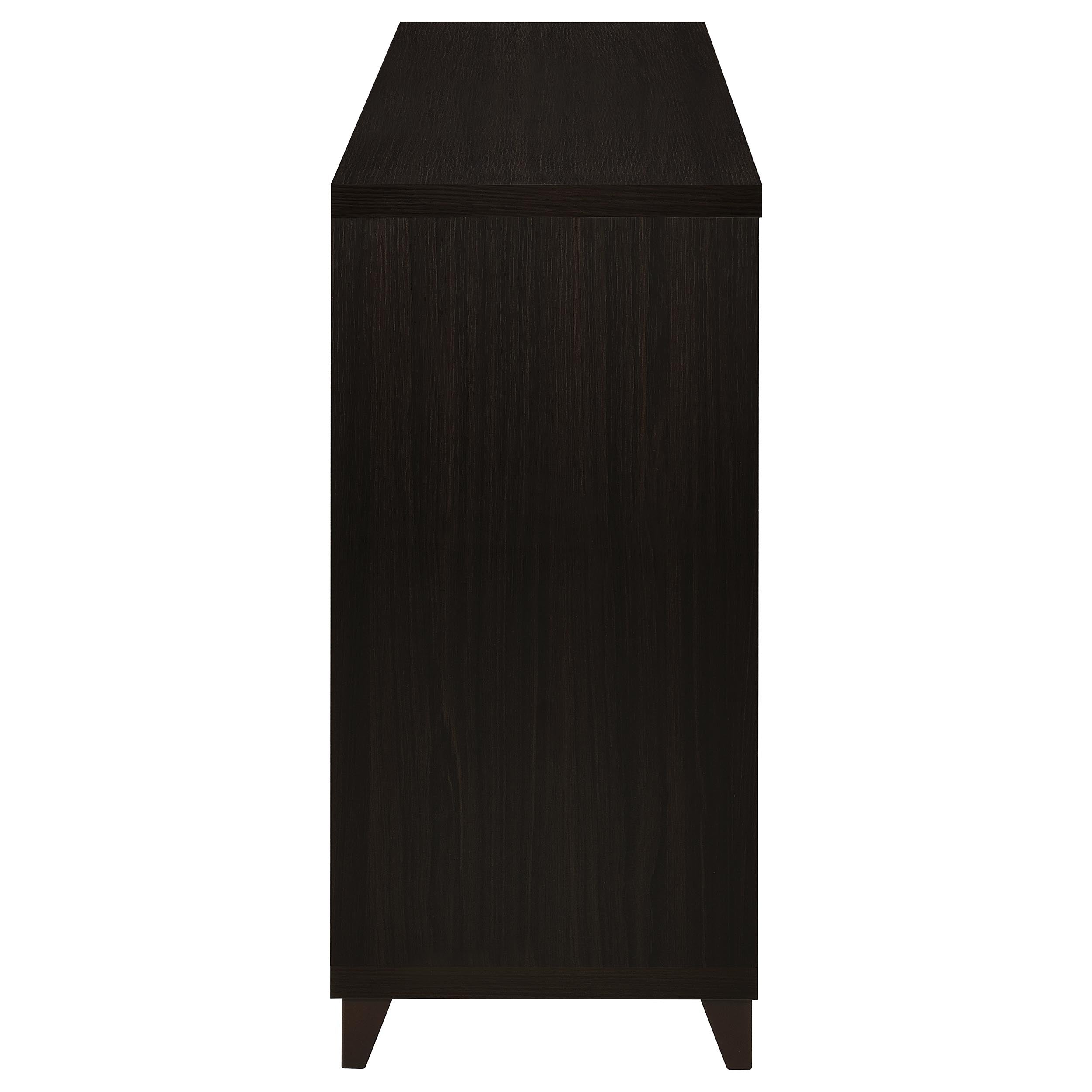 Lewes 2-door Engineered Wood 60-inch TV Stand Cappuccino