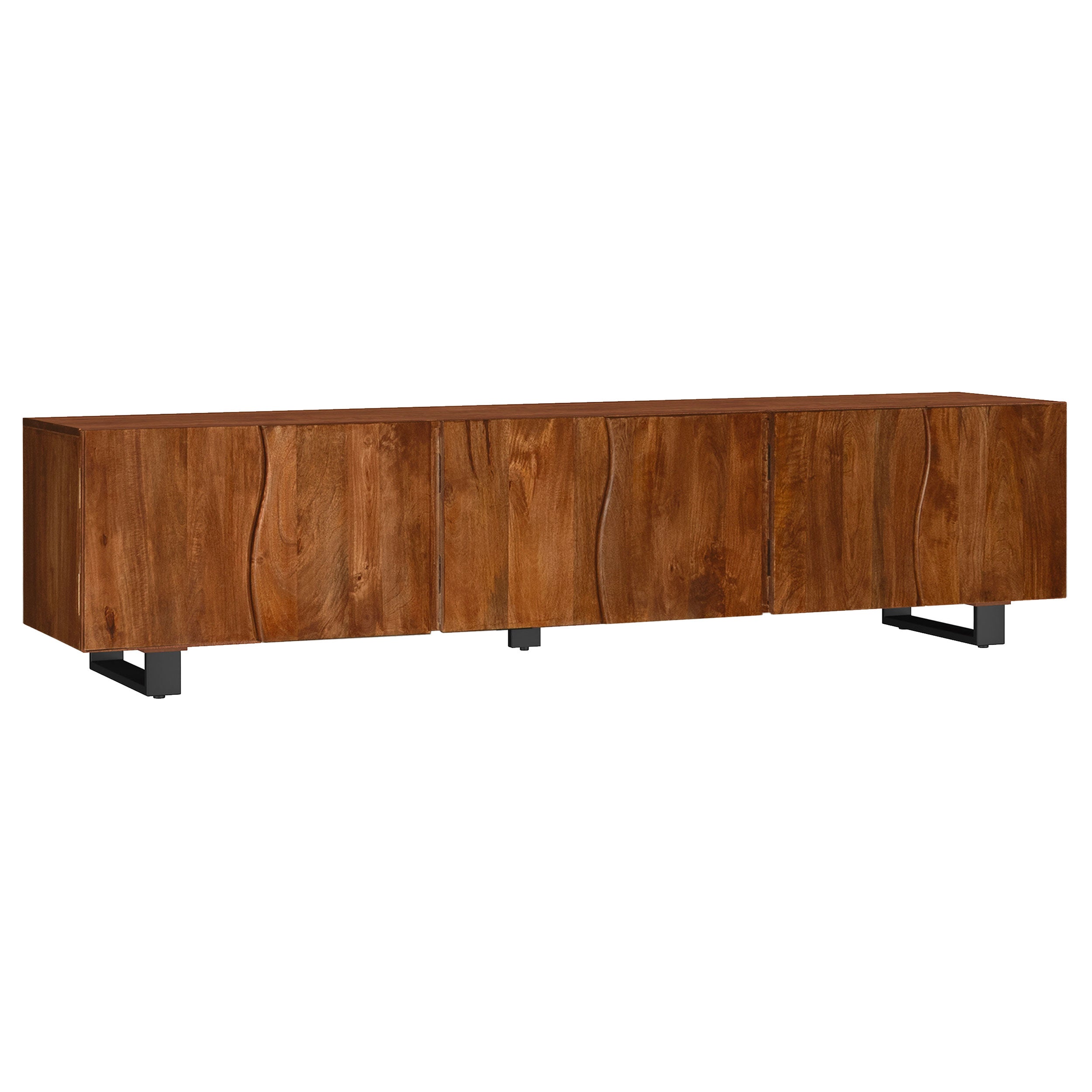 Dar Furniture - Coaster - Trask 86-inch Wood TV Stand Media Console Mango Brown - 701790