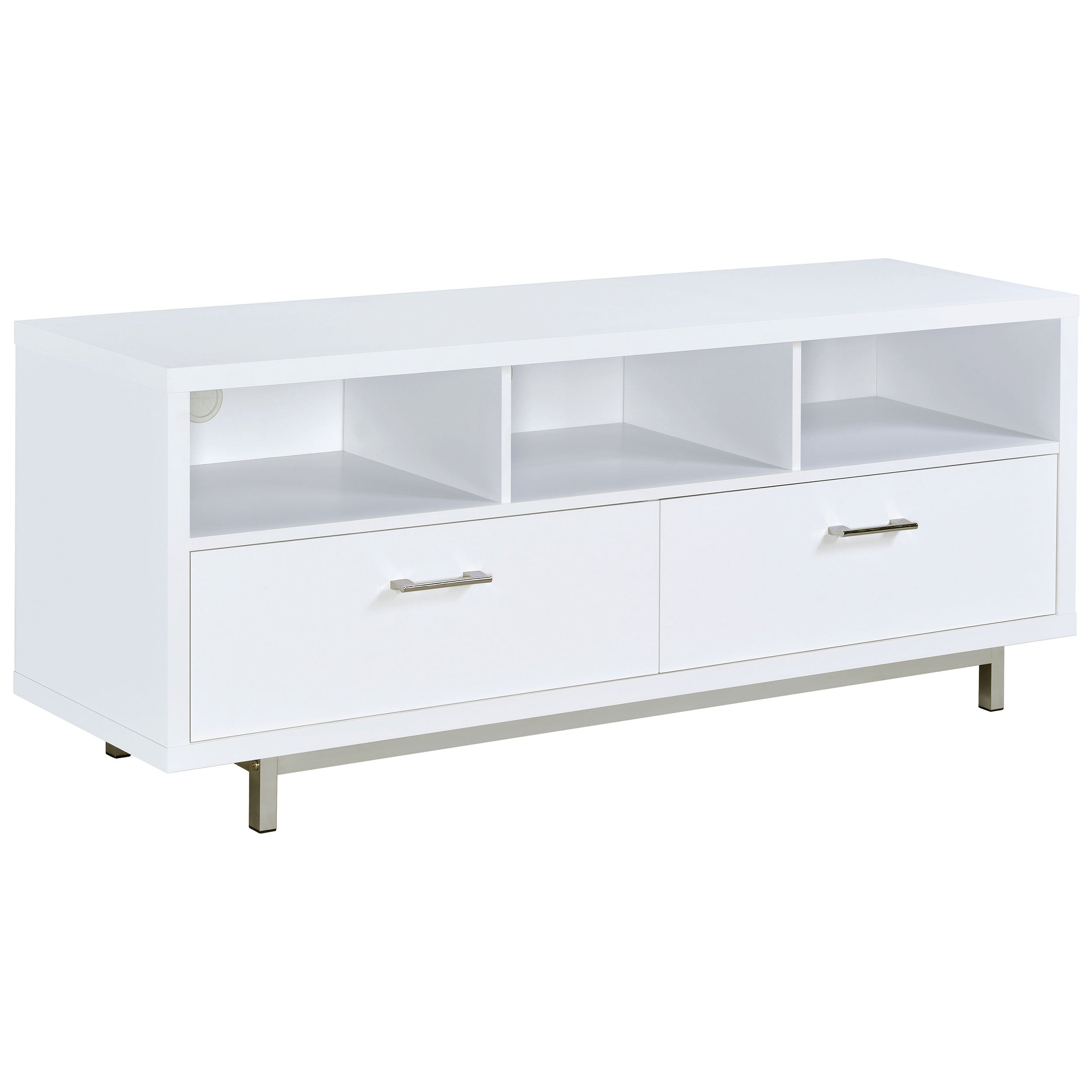 Dar Furniture - Coaster - Casey 2-drawer Engineered Wood 60-inch TV Stand White - 701972