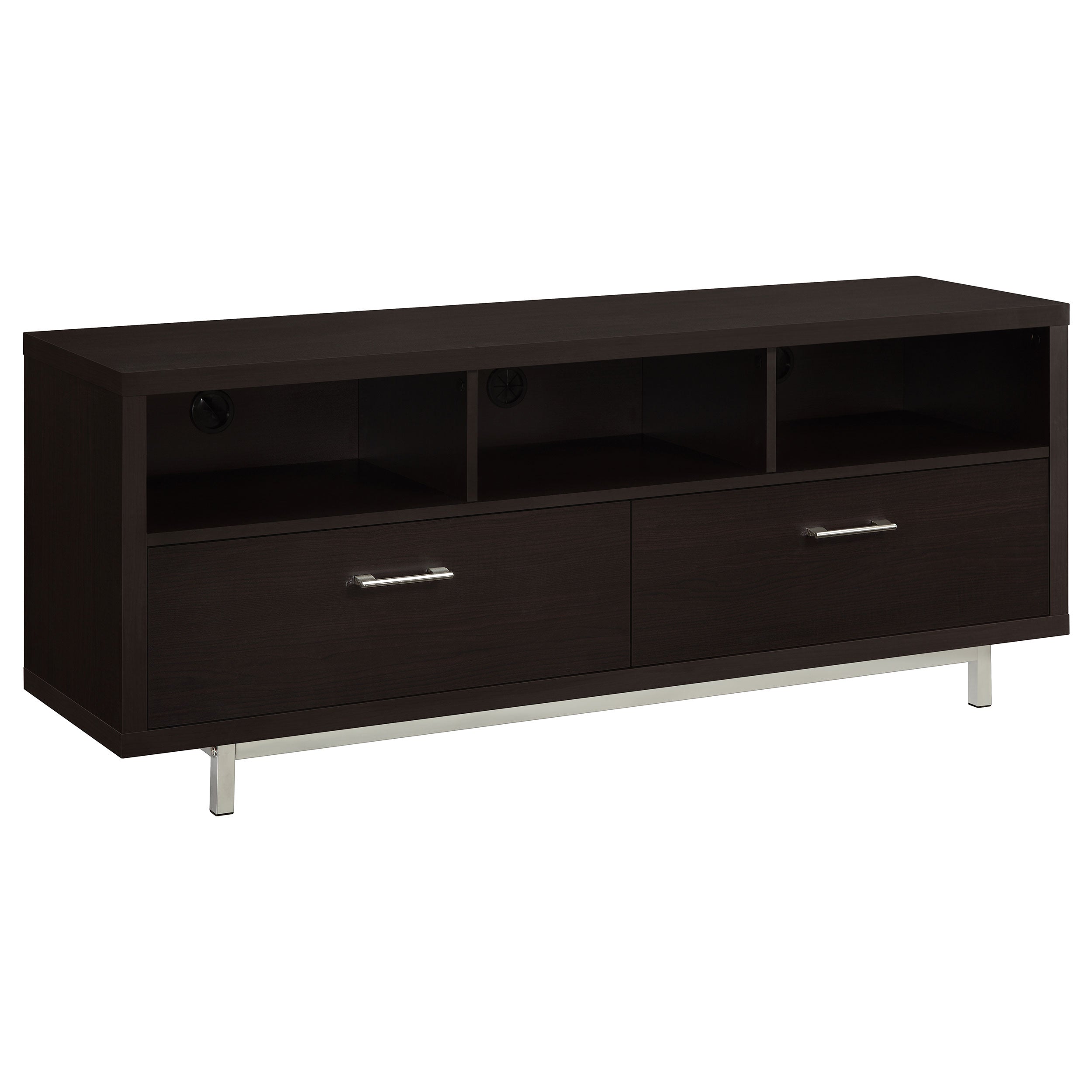 Dar Furniture - Coaster - Casey 2-drawer Engineered Wood 60-inch TV Stand Cappuccino - 701973