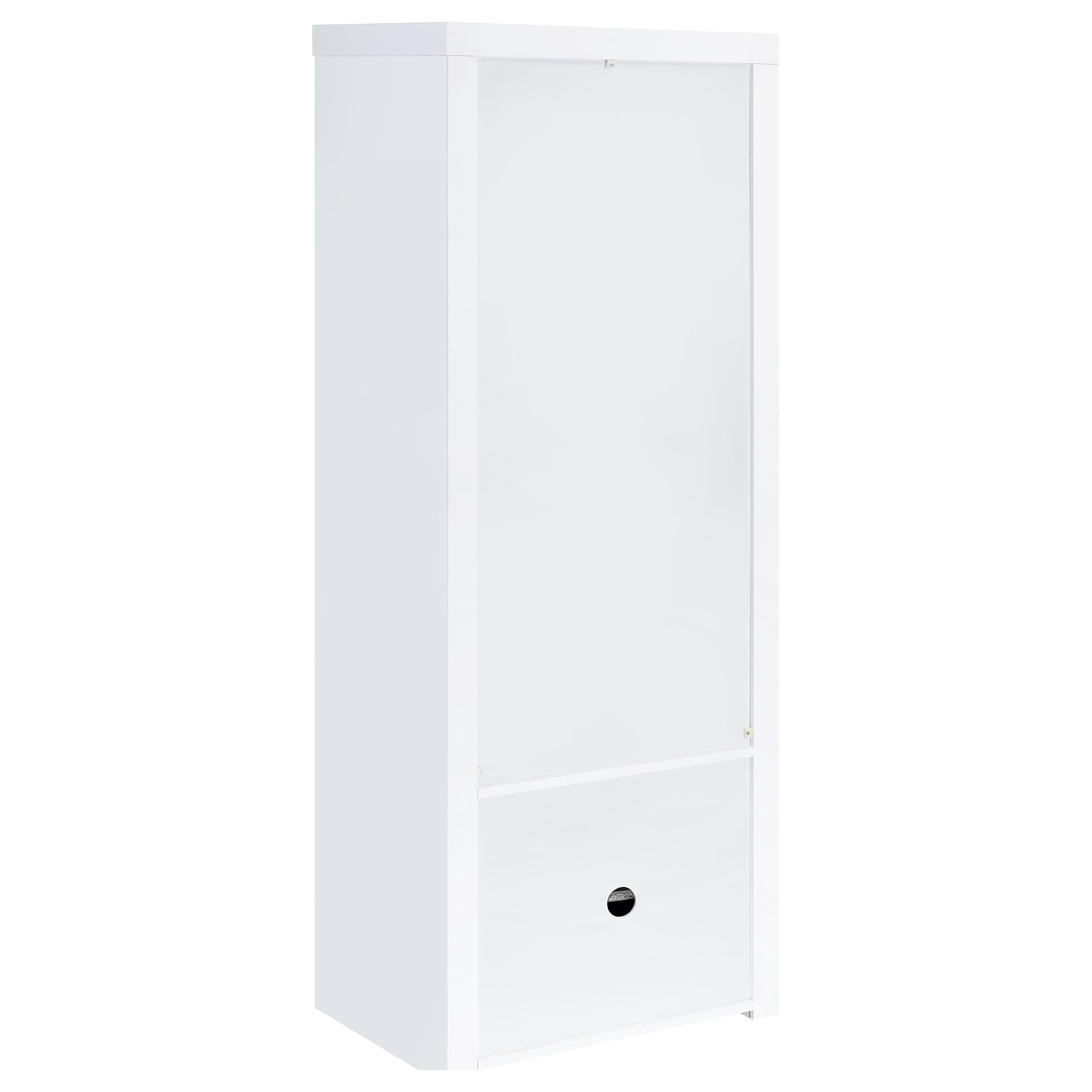 Jude 3-piece 71-inch TV Entertainment Center White High Gloss