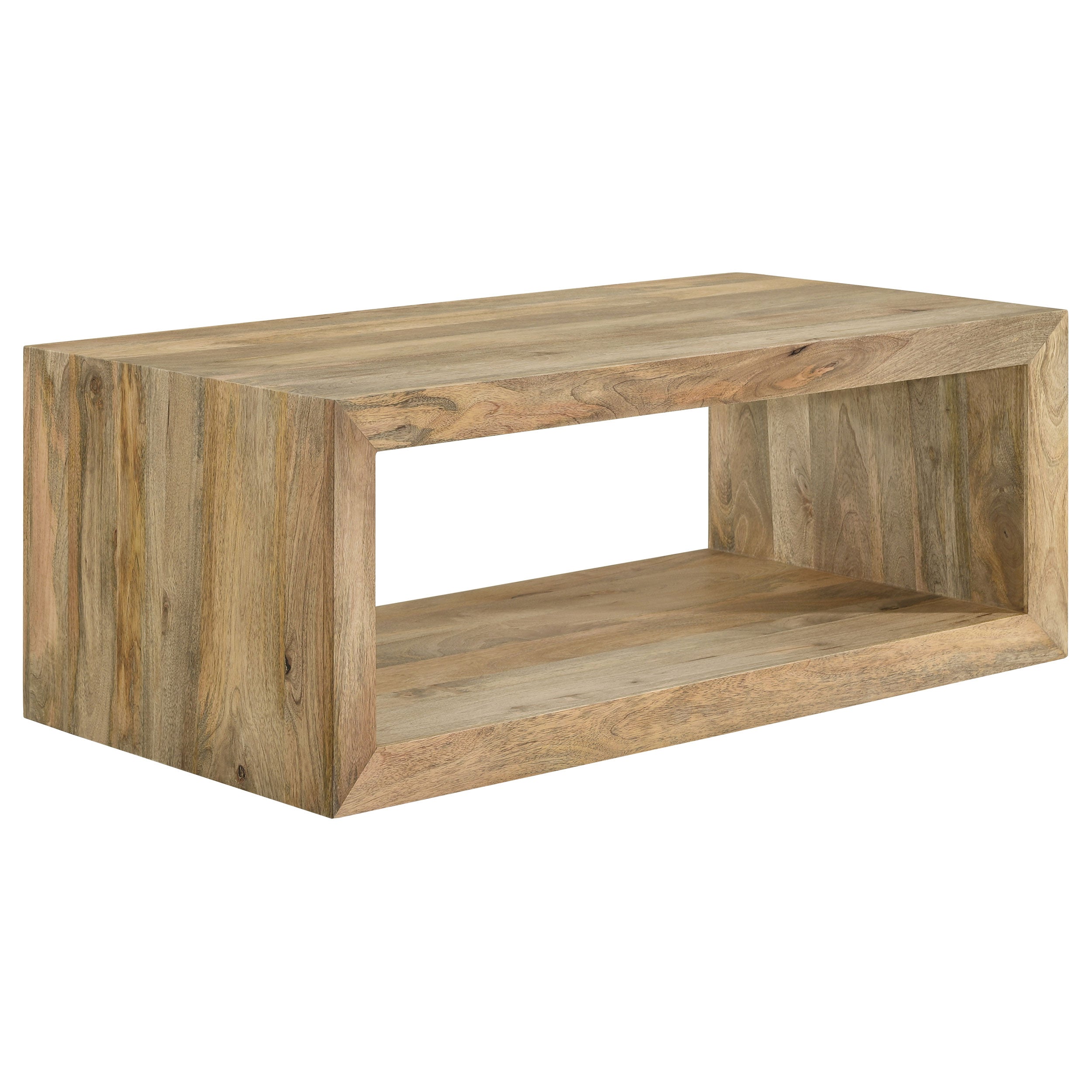 Dar Furniture - Coaster - Benton Rectangular Solid Wood Coffee Table Natural - 704838