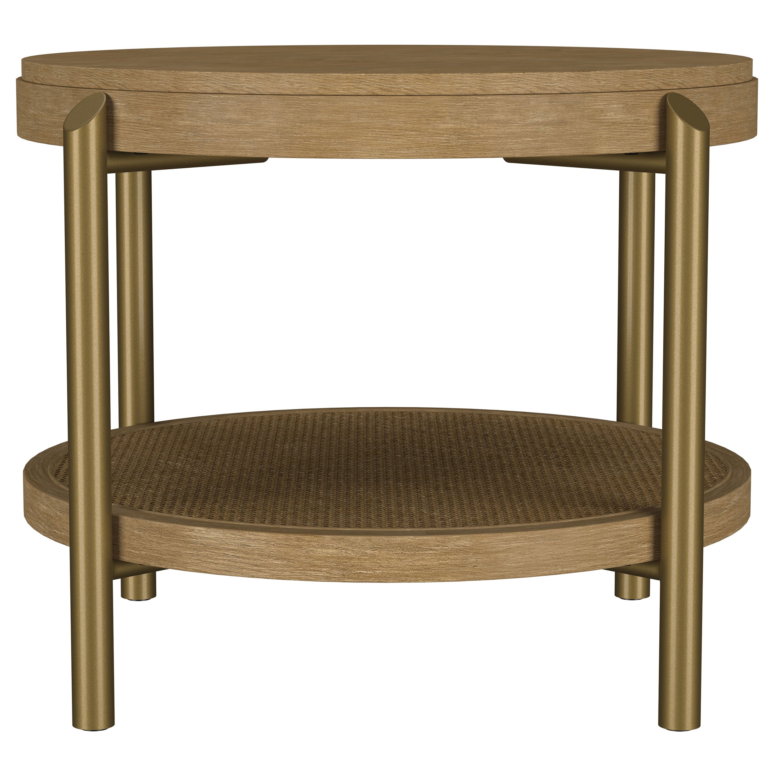 Arini 3-piece Round Coffee and End Table Set Sand Wash