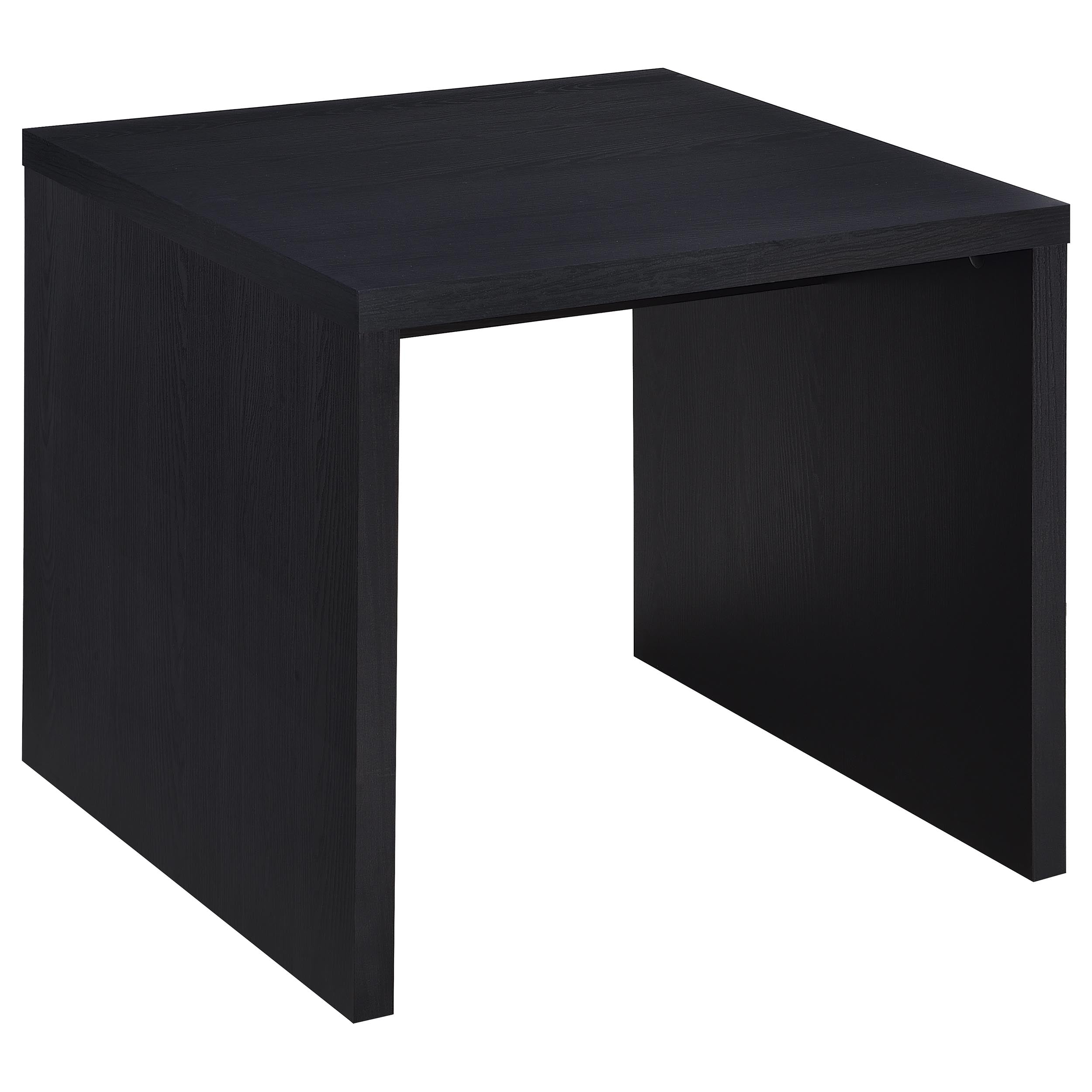 Dar Furniture - Coaster - Knapp Engineered Wood Square Side End Table Black - 706227