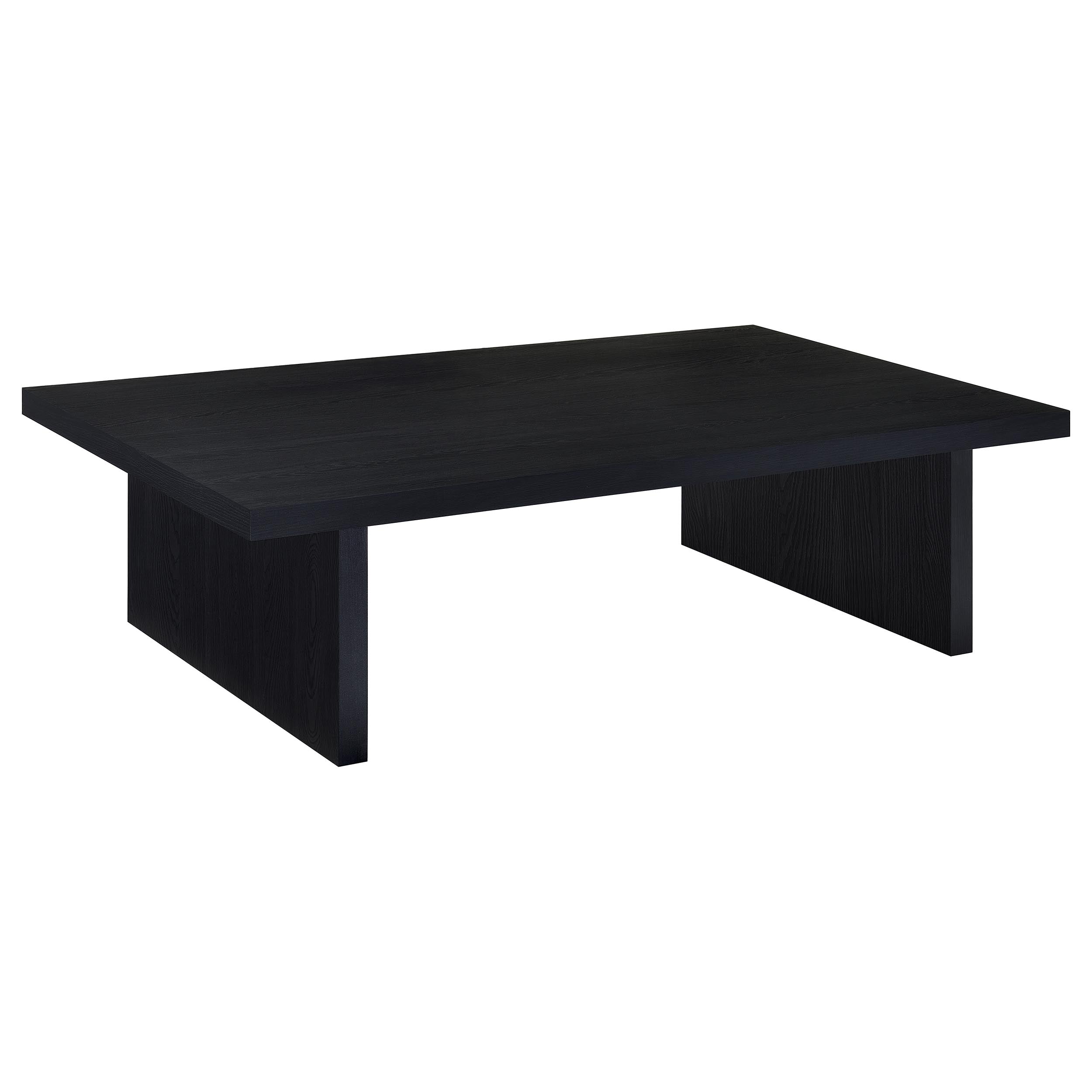 Dar Furniture - Coaster - Max Rectangular Engineered Laminate Coffee Table Black - 706278