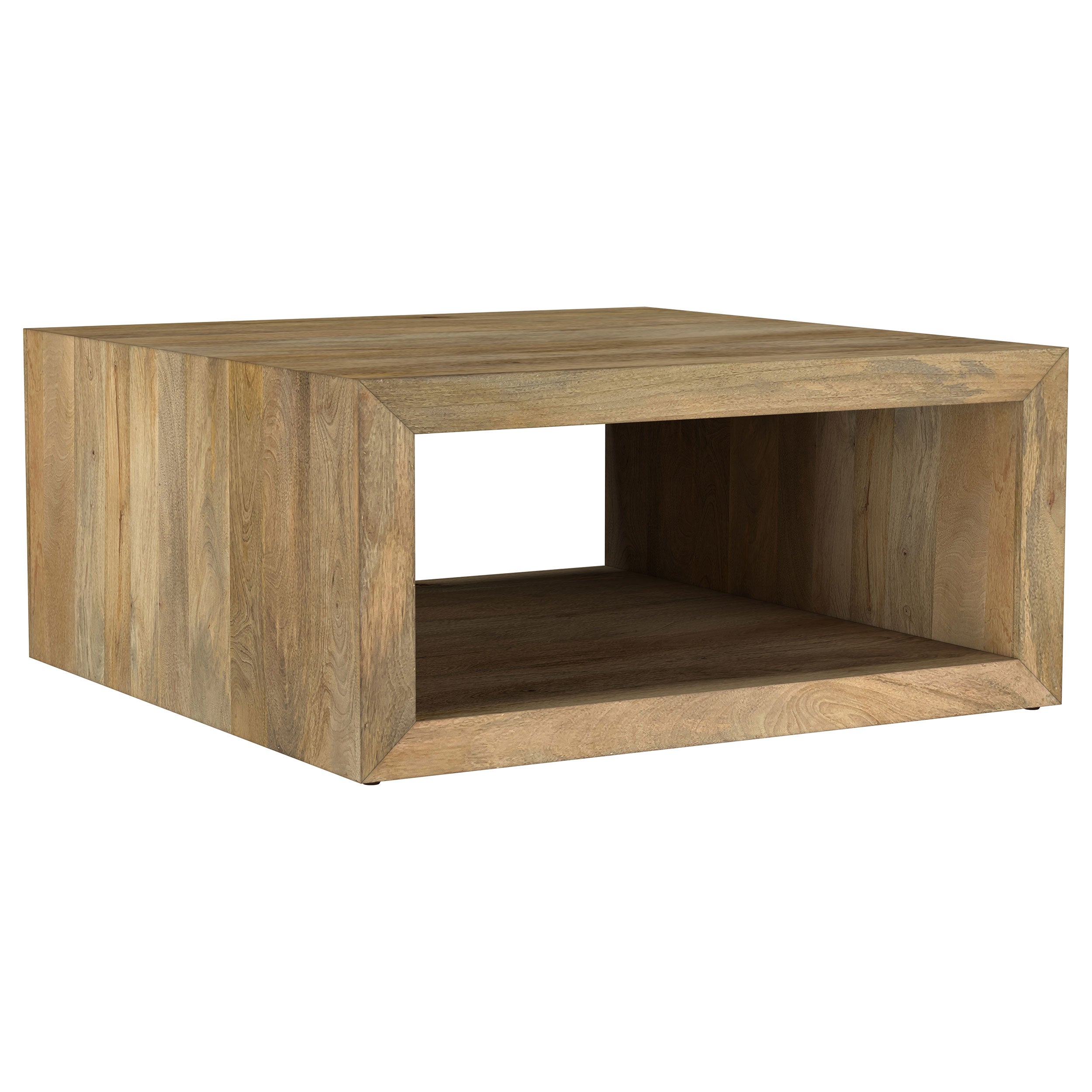 Dar Furniture - Coaster - Benton Square Solid Mango Wood Coffee Table Natural - 706838