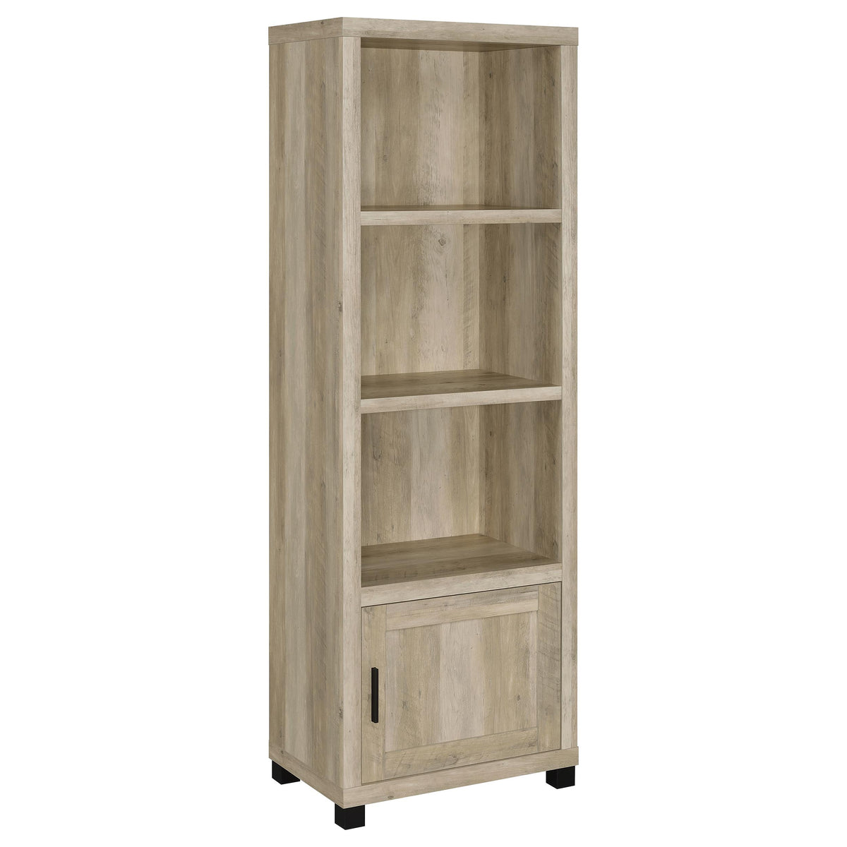 Dar Furniture - Coaster - Sachin 3-shelf Engineered Wood Media Tower Distressed Pine - 707746