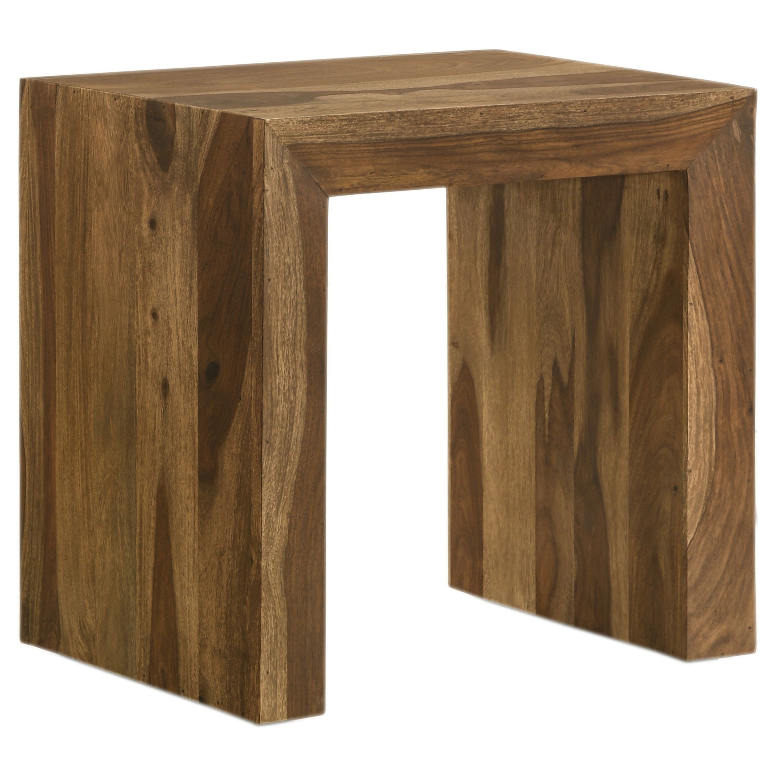 Dar Furniture - Coaster - Odilia Rectangular Solid Wood End Table Auburn - 708417