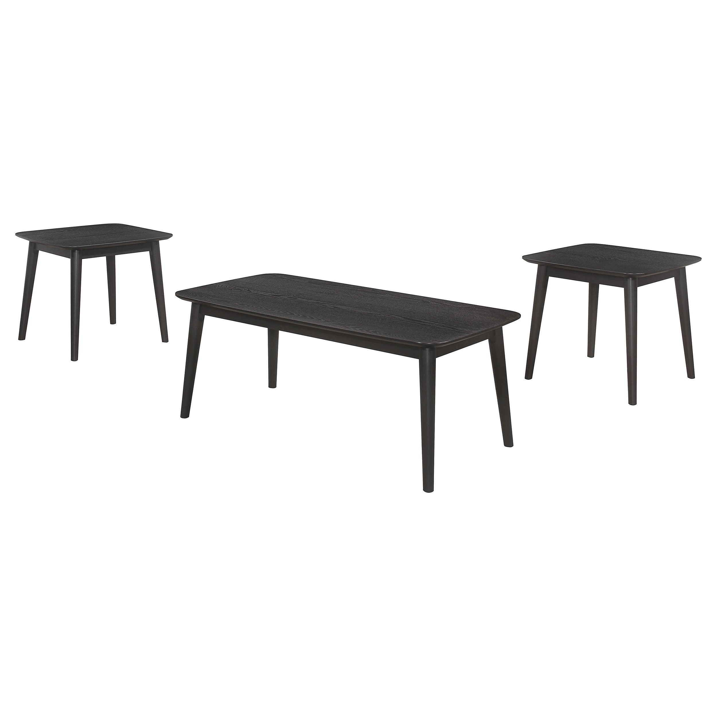 Dar Furniture - Coaster - Radley 3-piece Rectangular Coffee Table Set Black - 708490