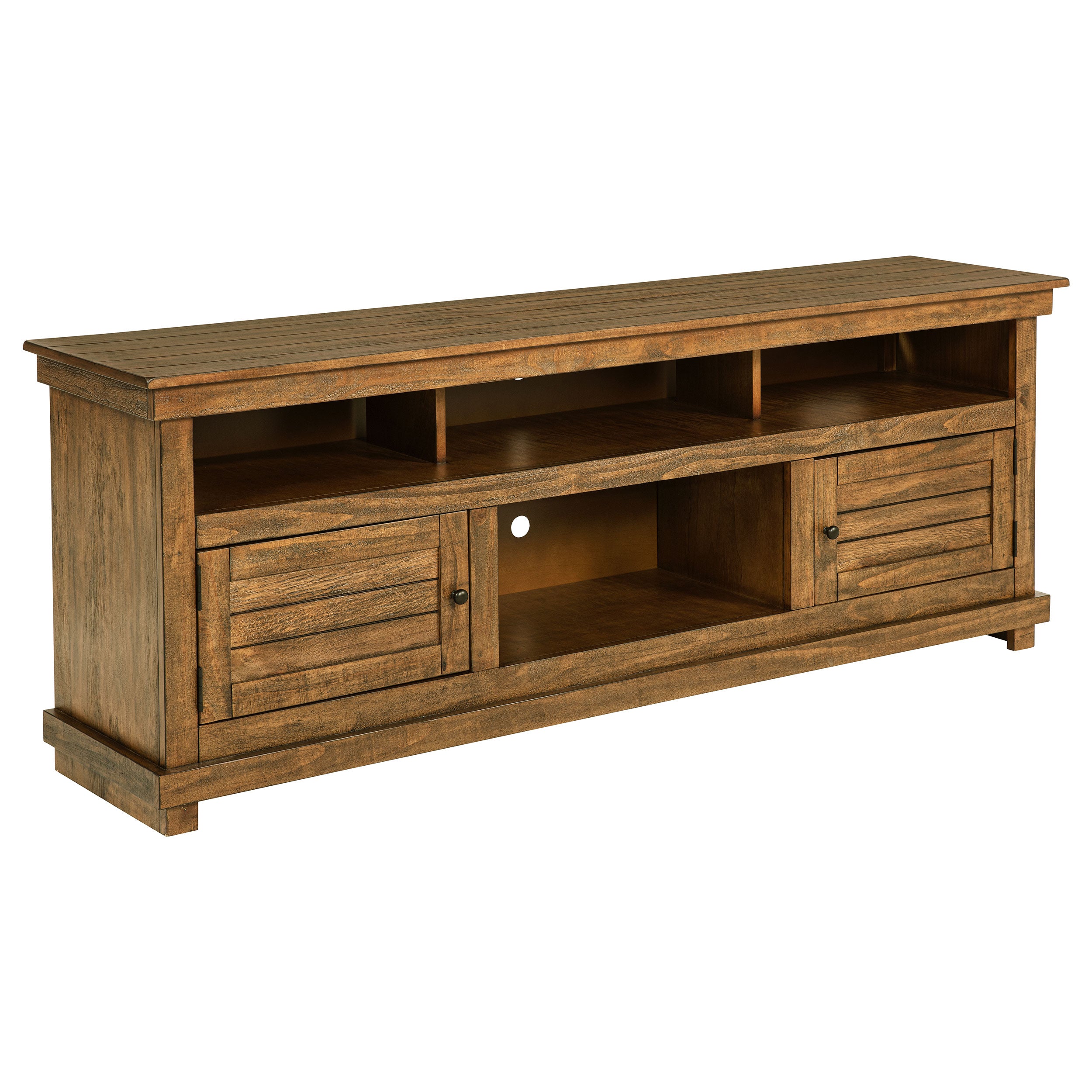 Dar Furniture - Coaster - Payne 70-inch TV Stand Media Console Distressed Brown - 710043