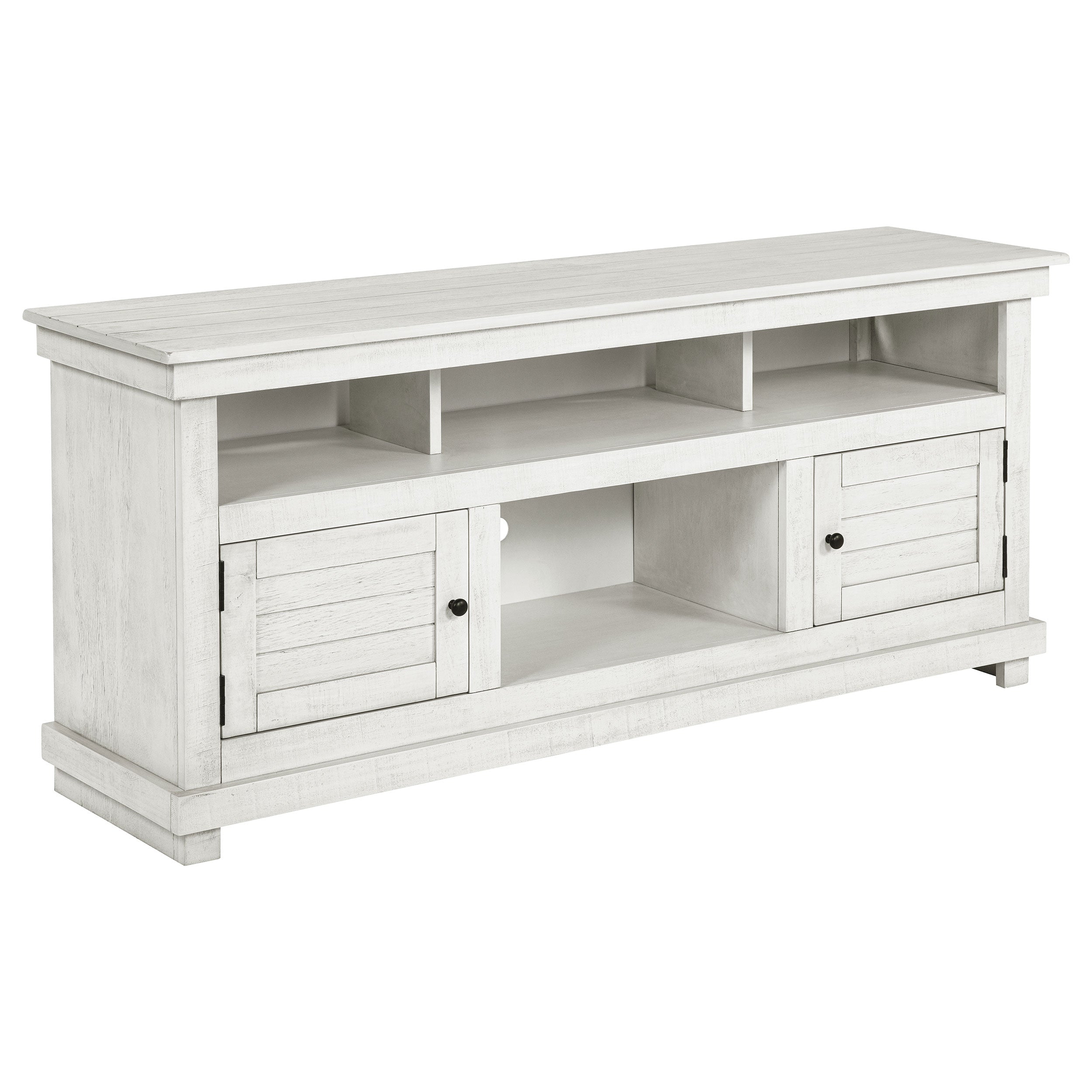 Dar Furniture - Coaster - Payne 60-inch TV Stand Media Console Distressed White - 710052