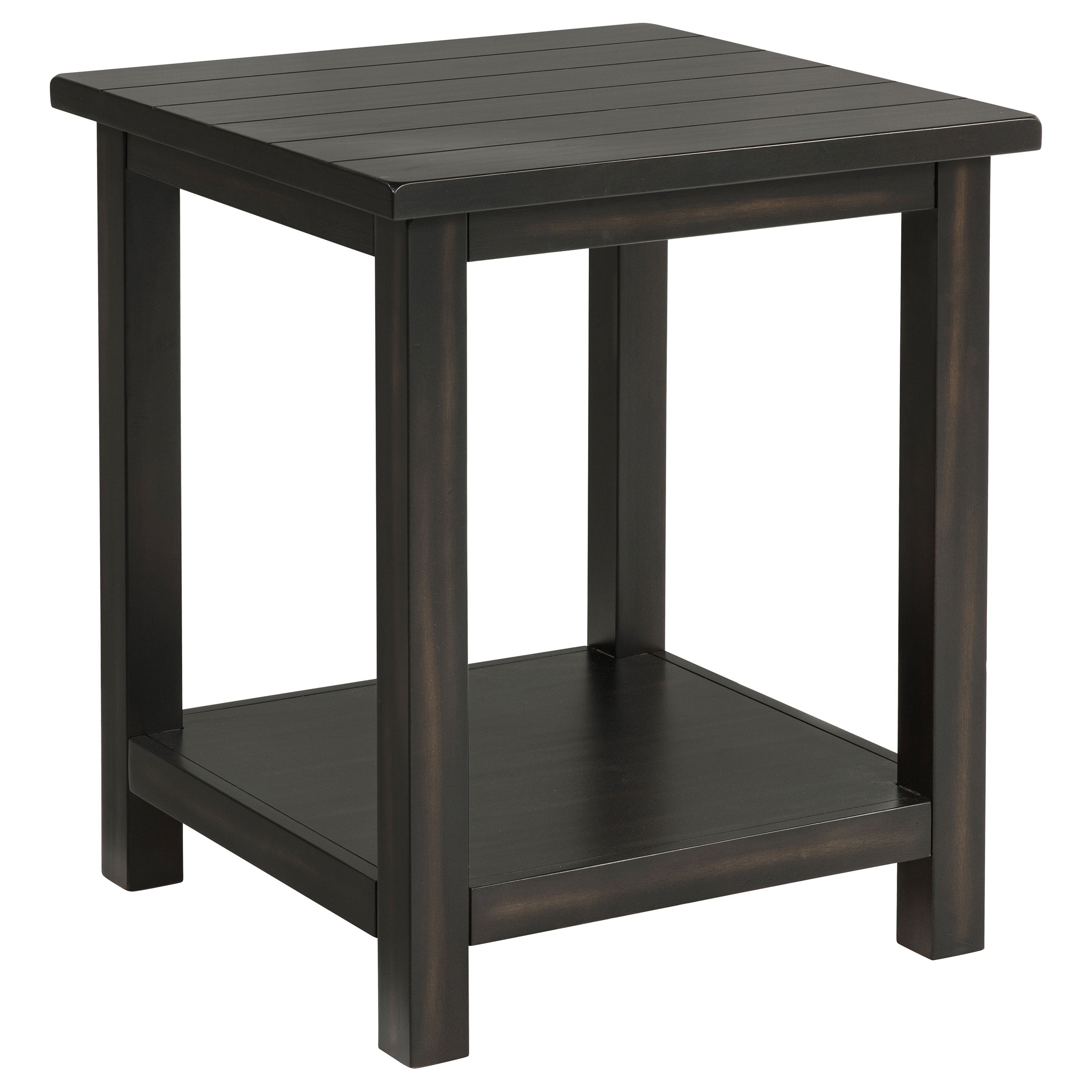 Dar Furniture - Coaster - Payne Wood End Table with Shelf Distressed Java - 710566