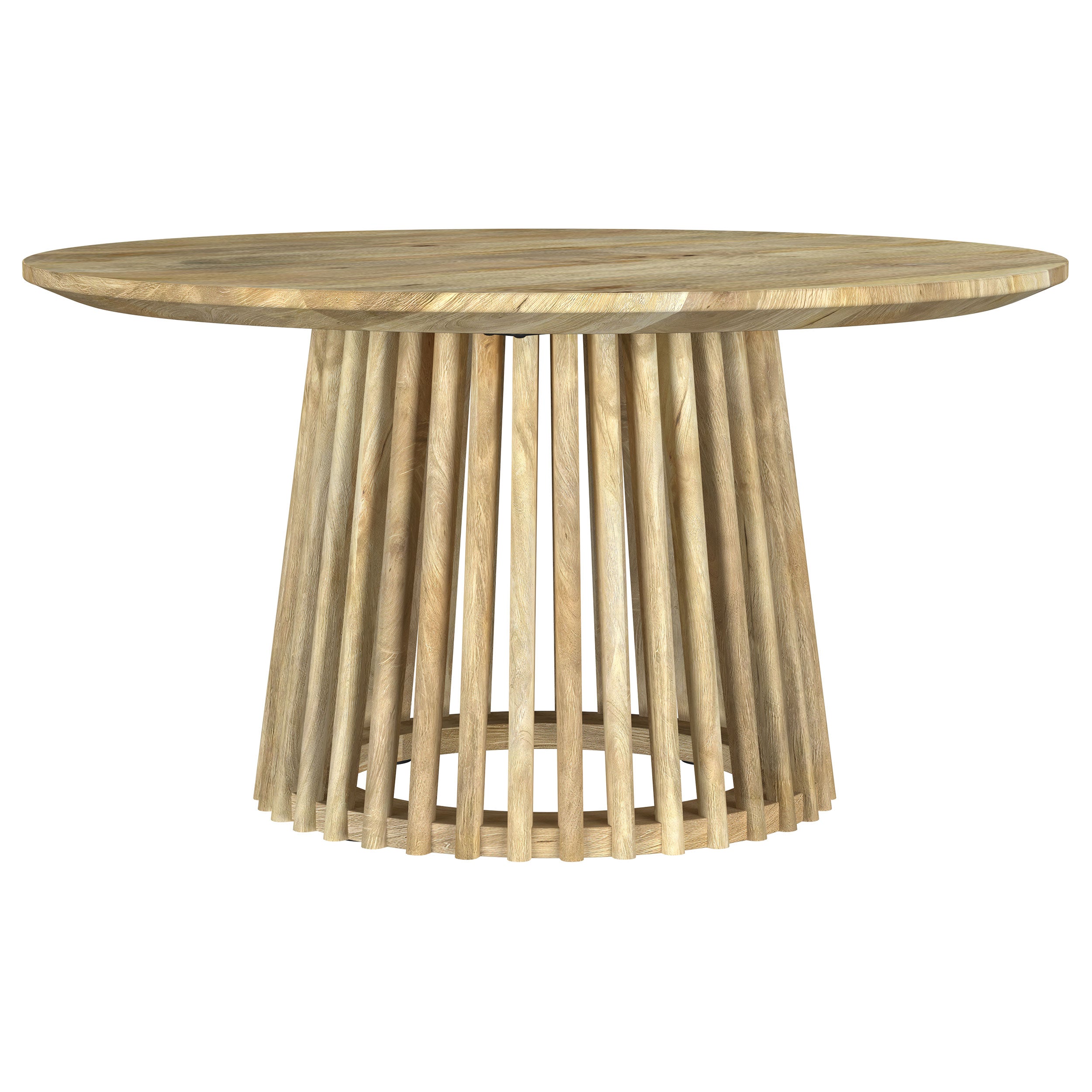 Dar Furniture - Coaster - Touhy Round Solid Wood Cocktail Coffee Table Natural Mango - 710608