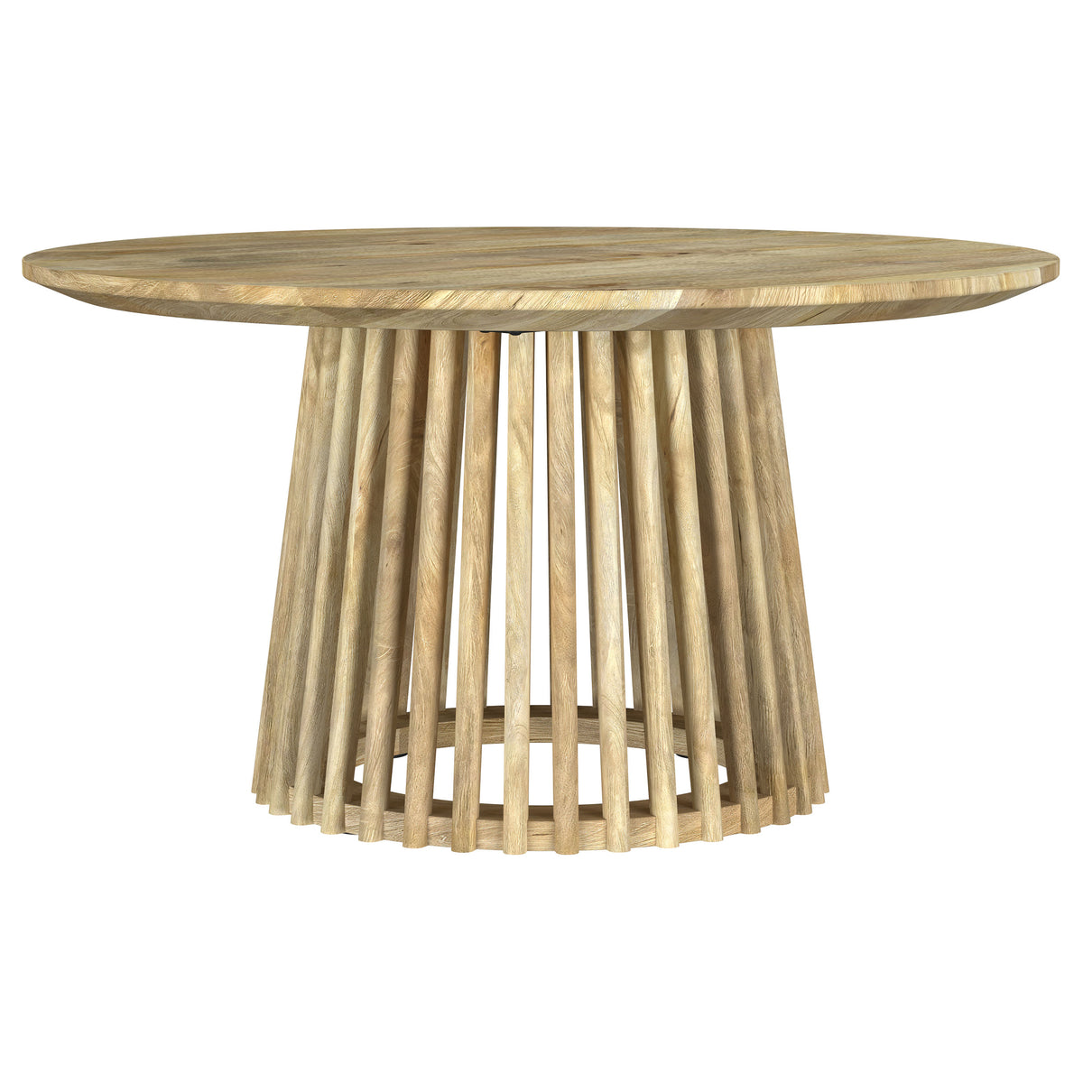 Dar Furniture - Coaster - Touhy Round Solid Wood Cocktail Coffee Table Natural Mango - 710608