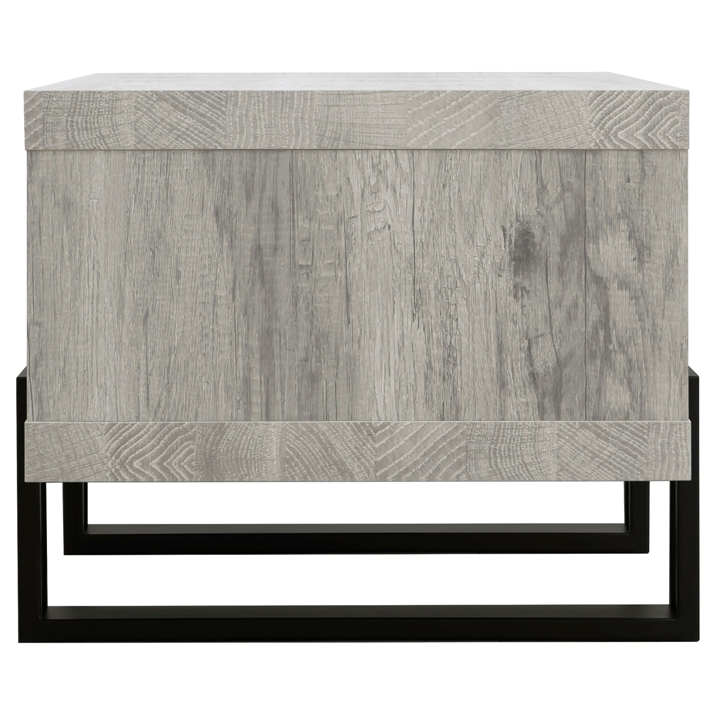 Dinard Engineered Wood Cocktail Coffee Table Grey Driftwood