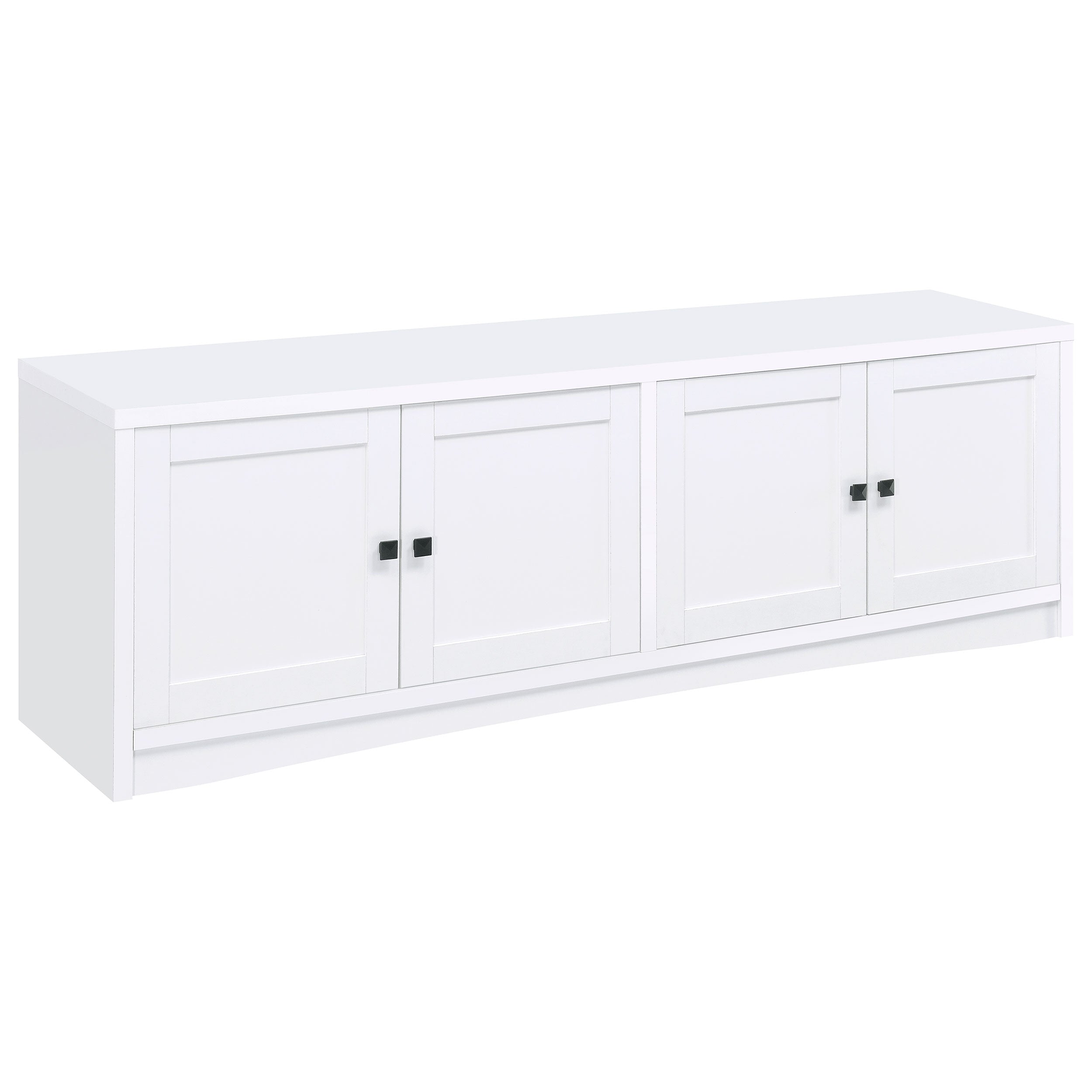 Dar Furniture - Coaster - Laughlin 4-door Engineered Wood 78-inch TV Stand White - 724113